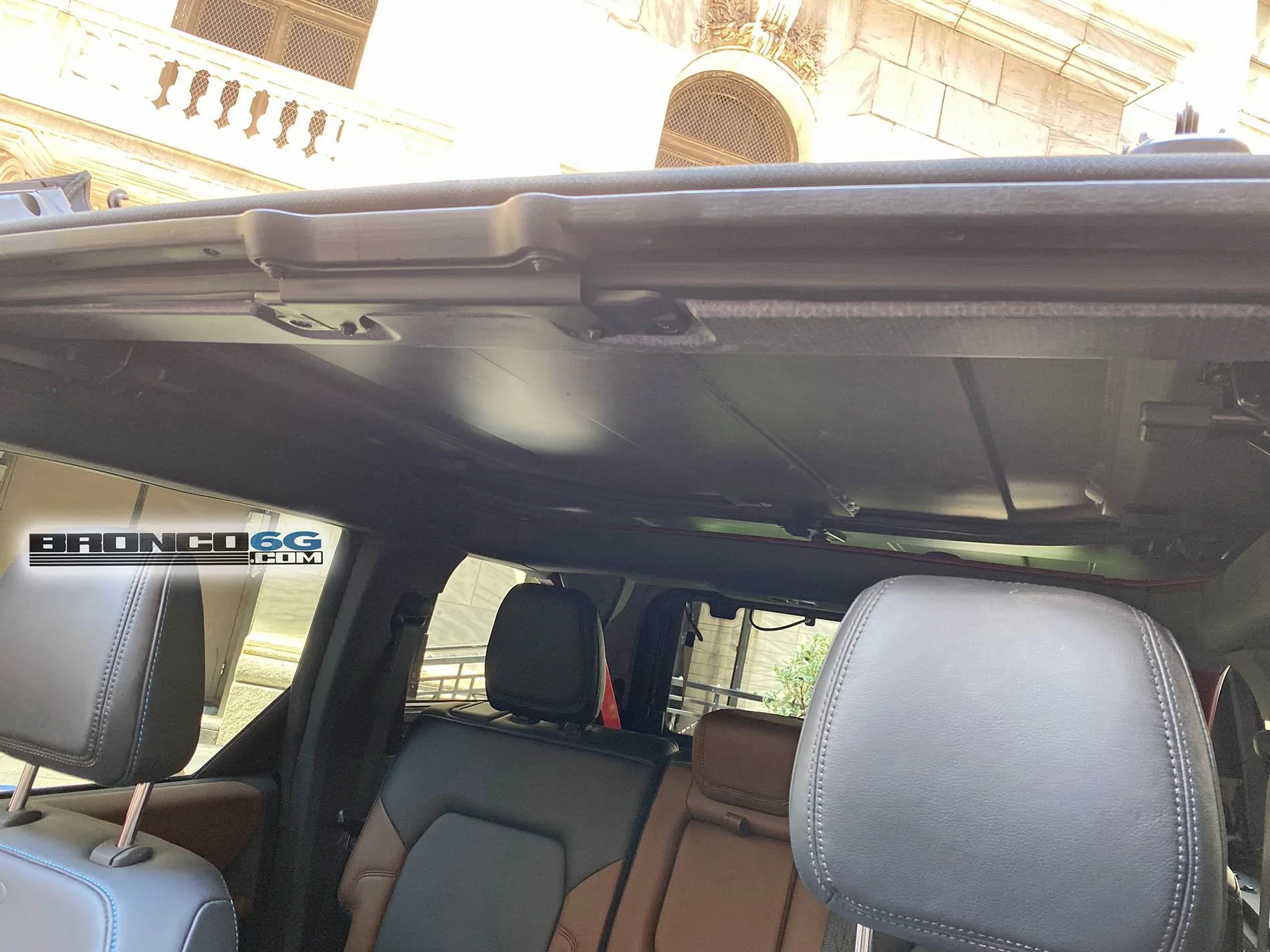 Ford Bronco 2021 Ford Bronco Makes NYC Debut at NYSE (Aug 17) - Pics, Video, Q&A 2021 Ford Bronco Hard Top Sound Deadening Headliner 5