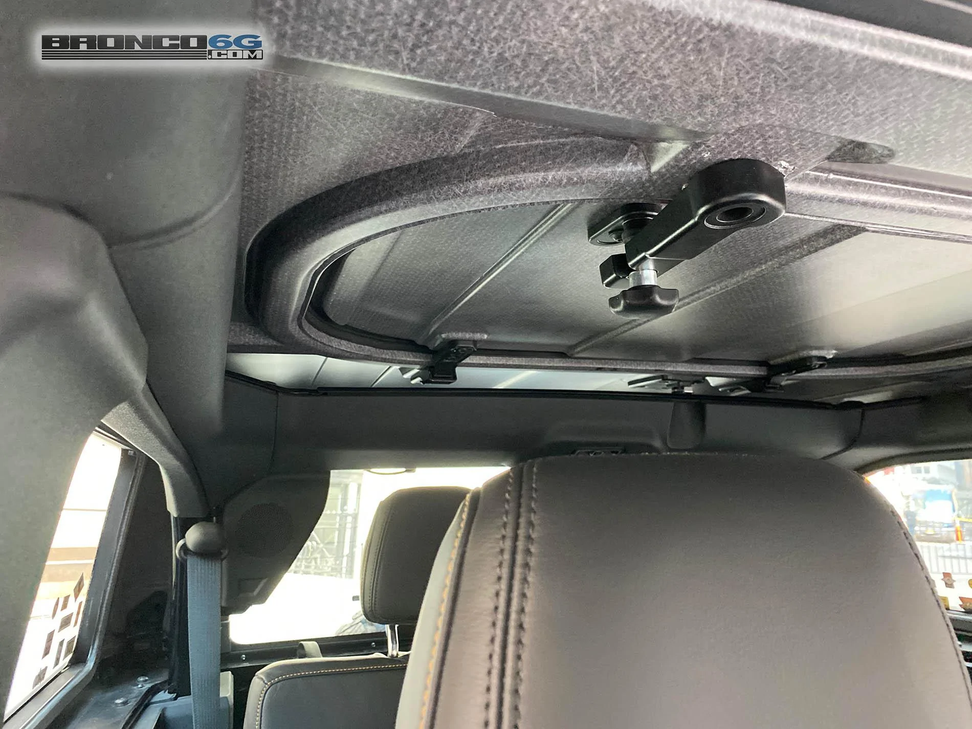 Ford Bronco 2021 Ford Bronco Makes NYC Debut at NYSE (Aug 17) - Pics, Video, Q&A 2021 Ford Bronco Hard Top Sound Deadening Headliner 3