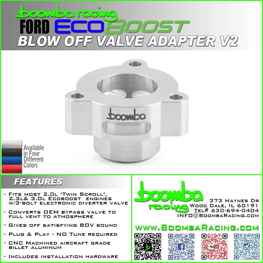 Ford Bronco Blow Off Valve Adapter now available For the Ford Bronco! EcoBoost BOVA V2 copy WEB