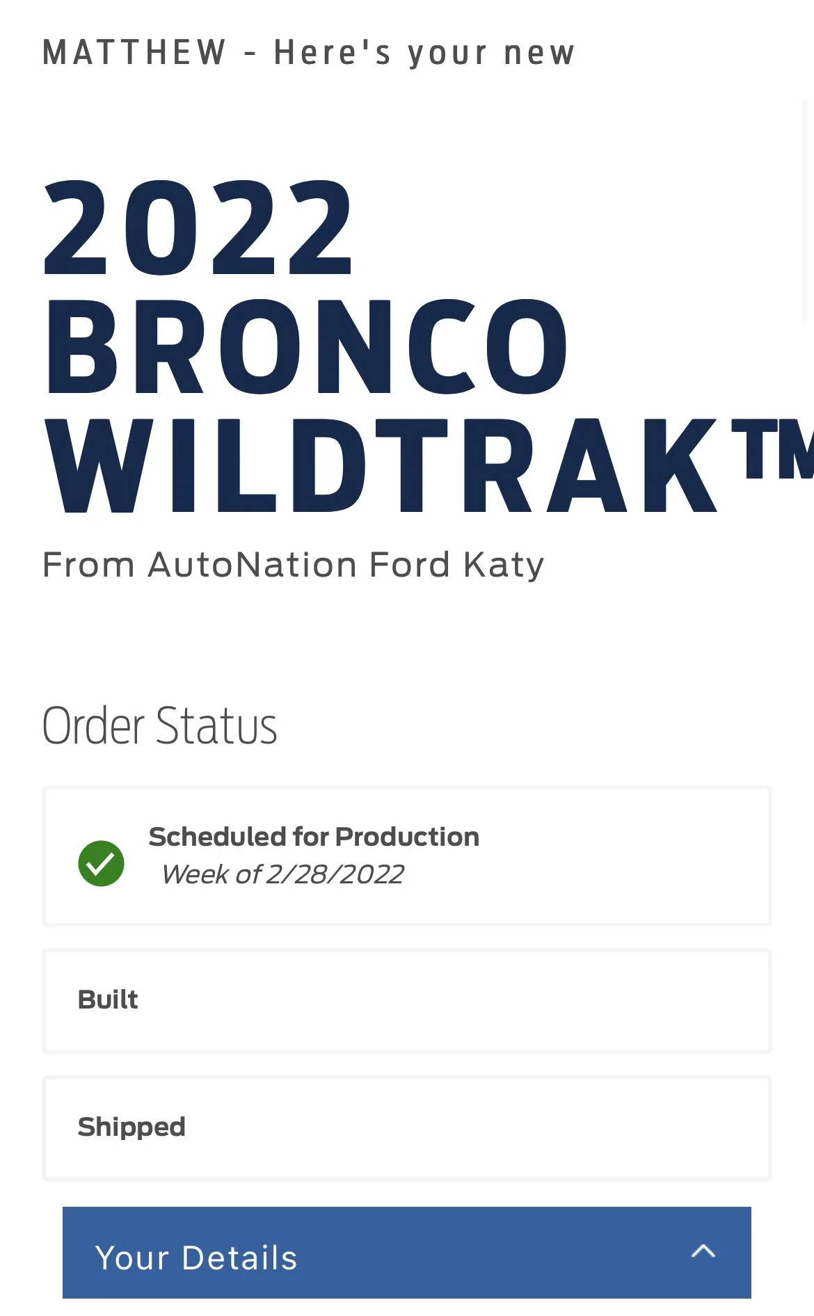Ford Bronco 02/28/22 Build Week Thread 2ABD021B-D660-4557-8815-958E8116505F