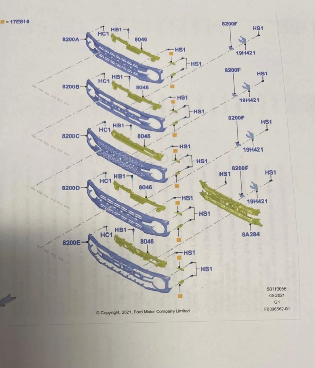 Ford Bronco Grille Letter Removal? grille2
