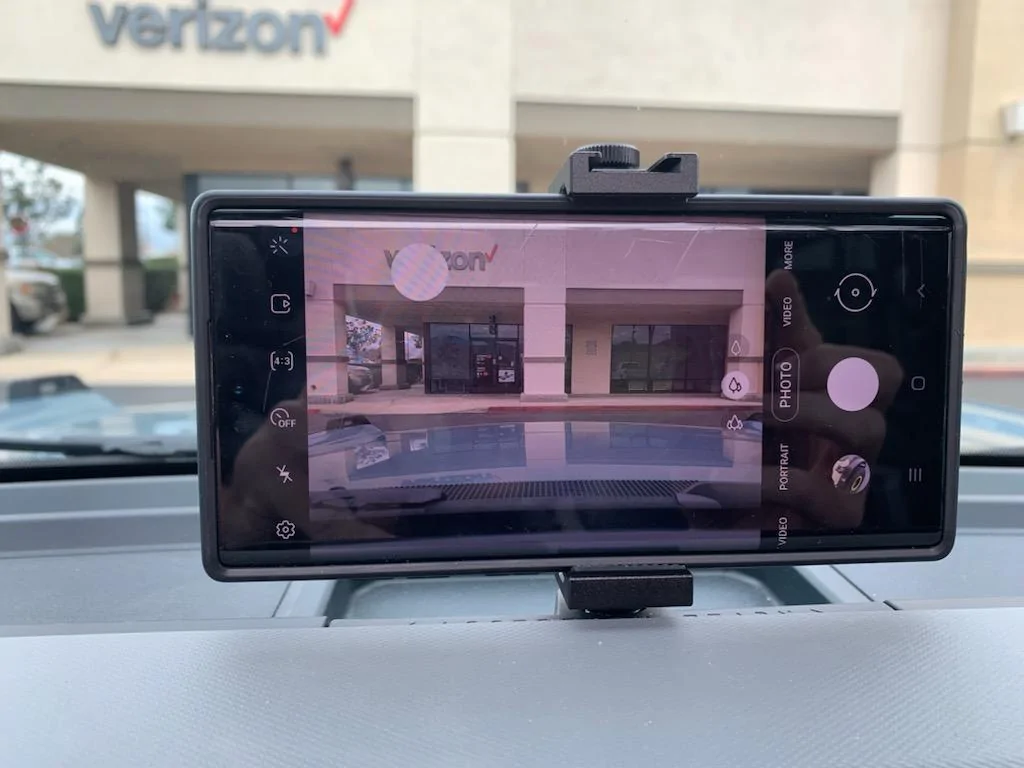 Ford Bronco Under $20 dash phone setup IMG_0576