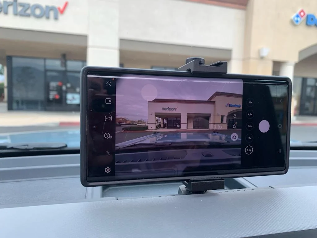 Ford Bronco Under $20 dash phone setup IMG_0577