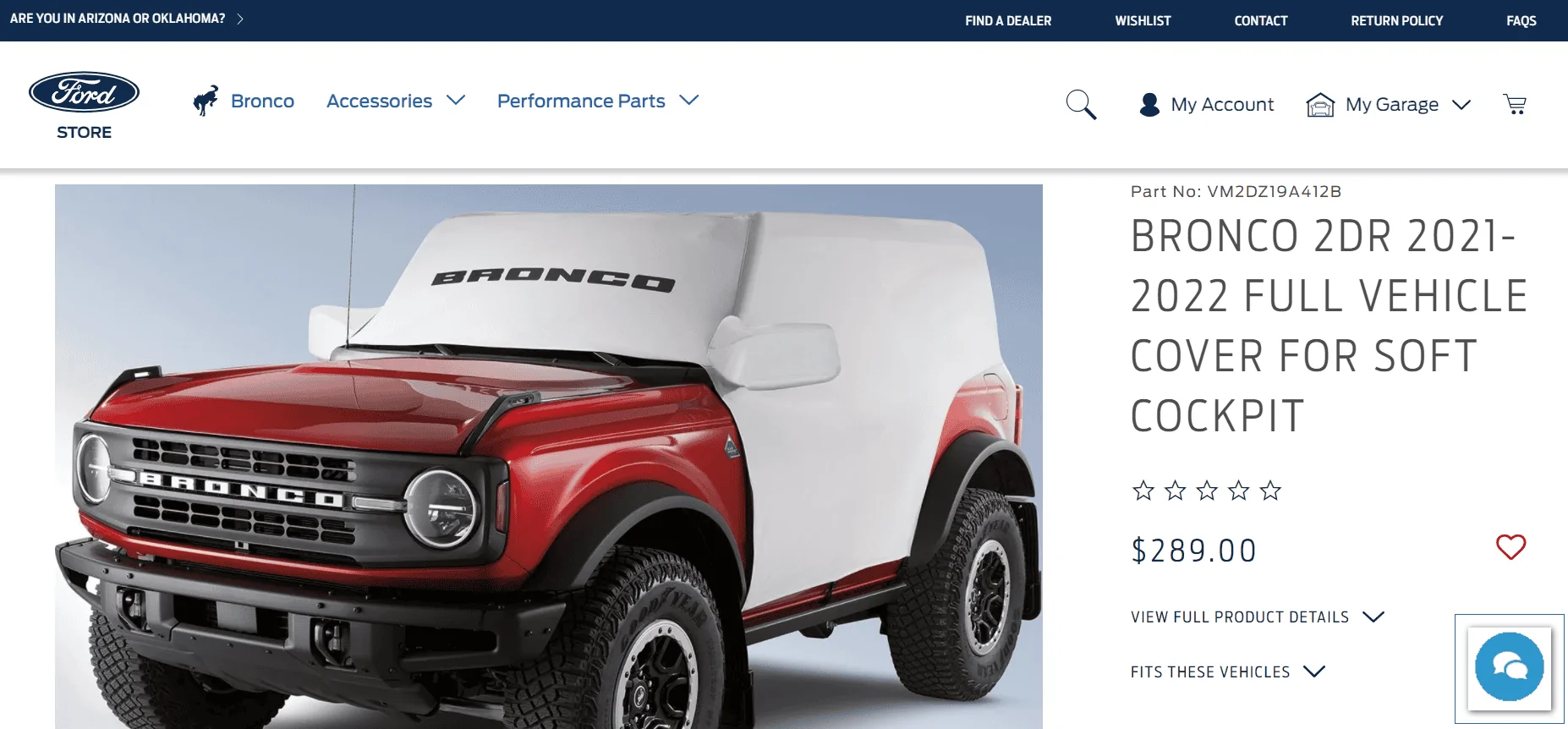 Ford Bronco Emergency Rain Cover for MIC? 1642197095825