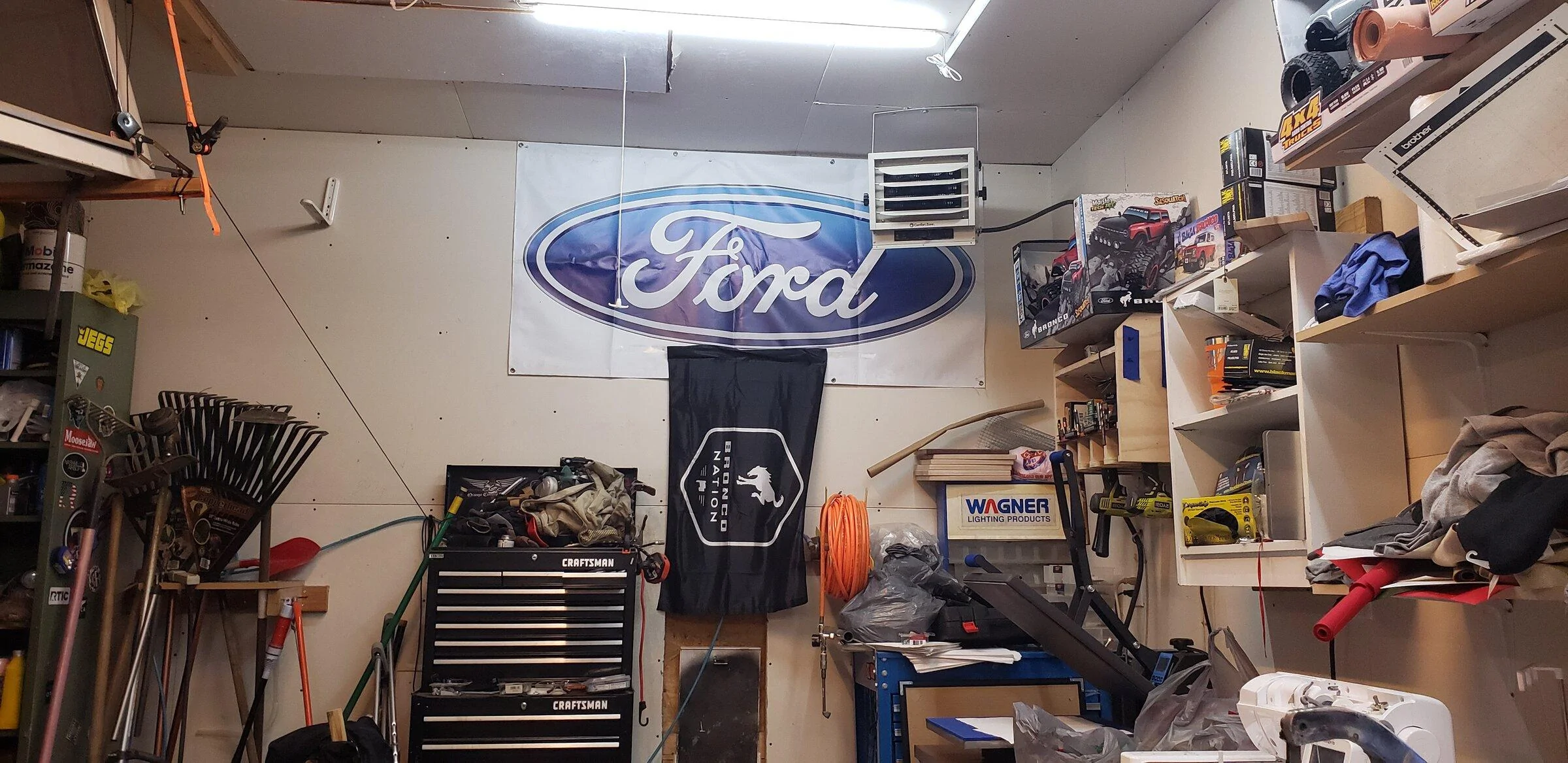 Ford Bronco Garage Decor 20220114_162901