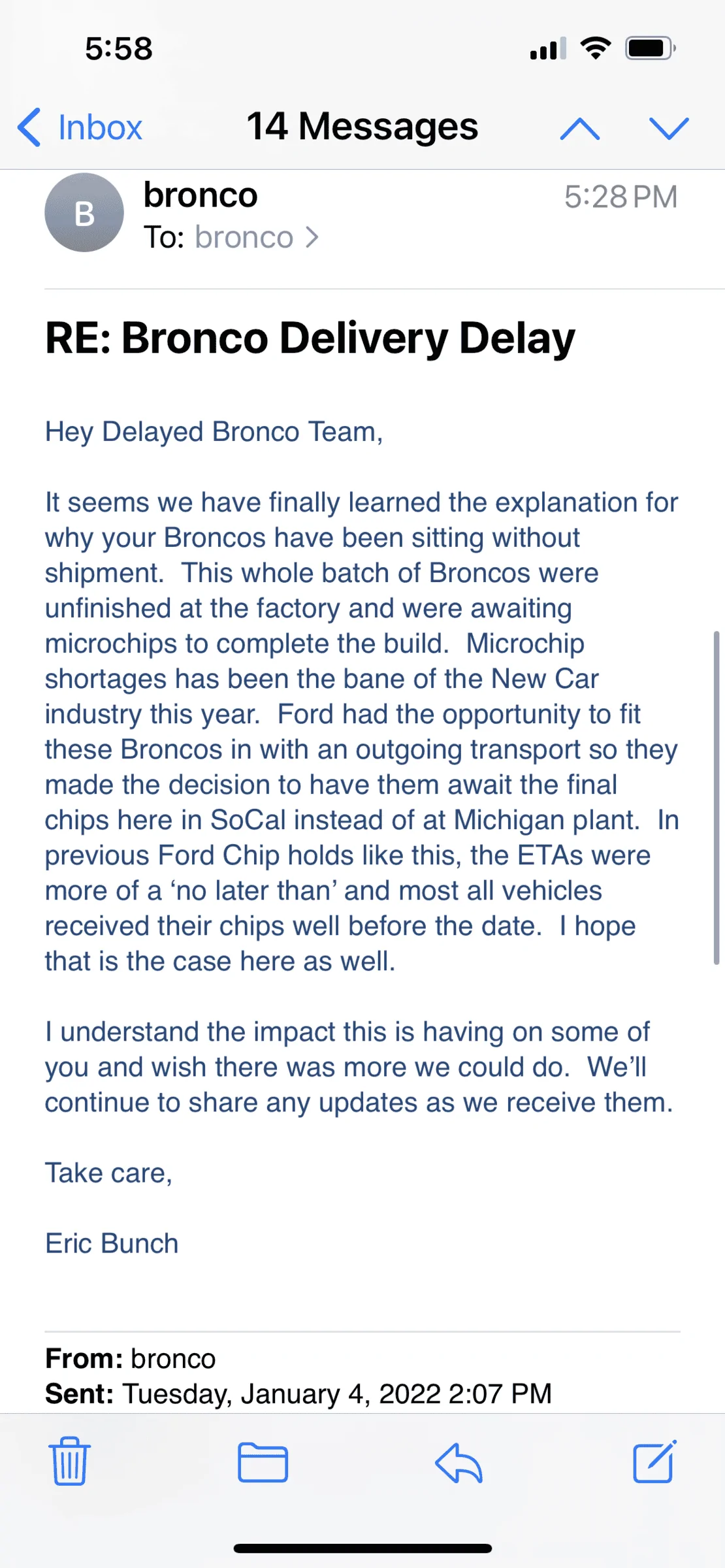 Ford Bronco Delivery Delay Questions… A3F7EF33-86B3-4ACA-828D-F48C661D092B