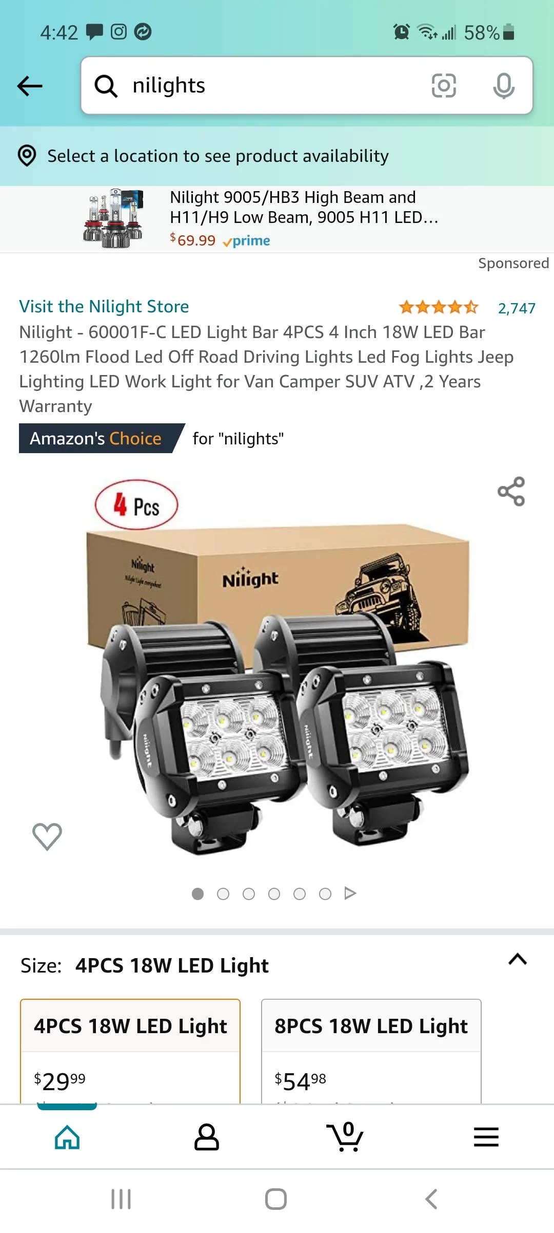 Ford Bronco Rough Country nudge bar installed Screenshot_20220114-164240_Amazon Shopping