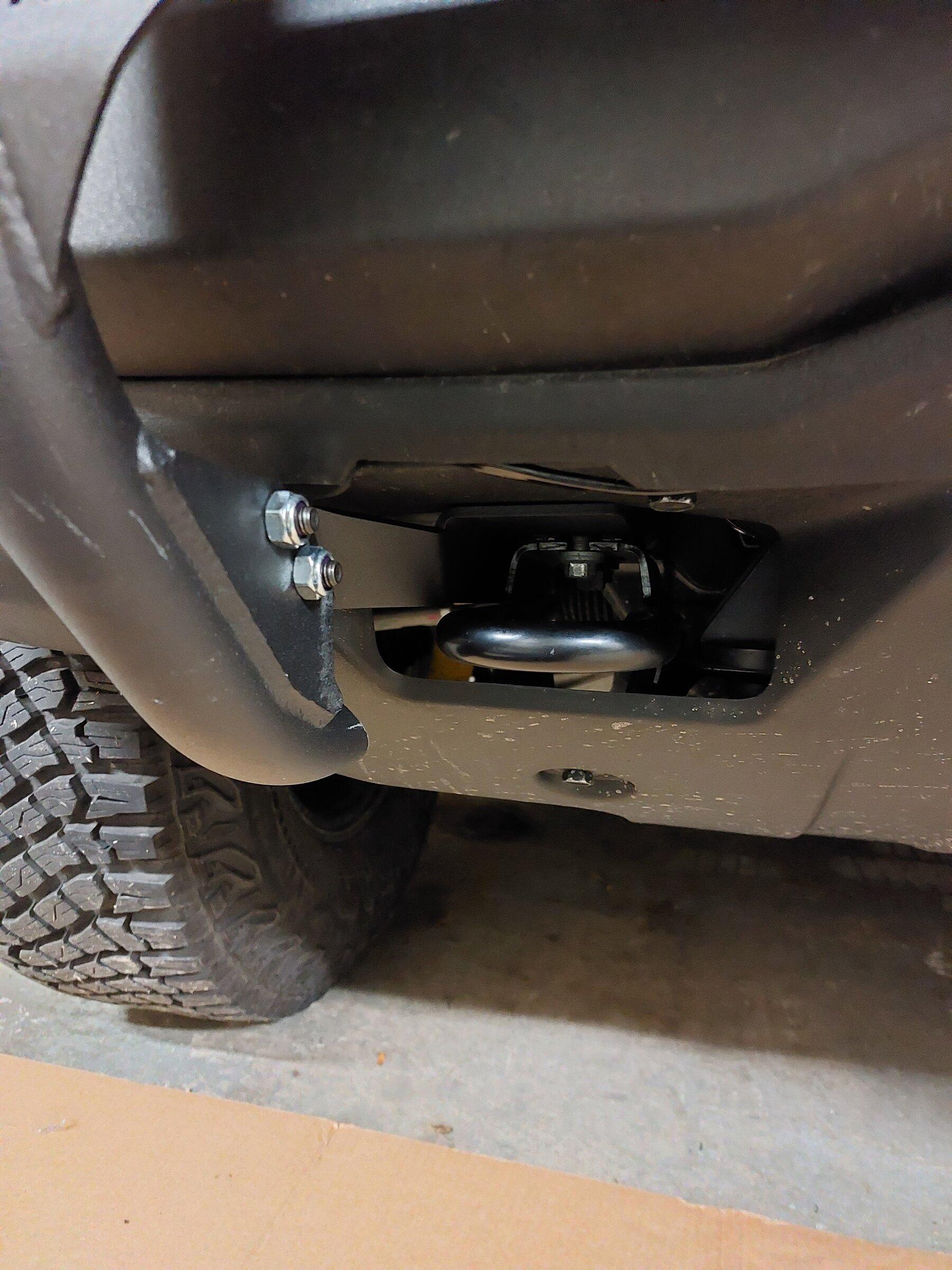 Ford Bronco Rough Country nudge bar installed 20220114_173228