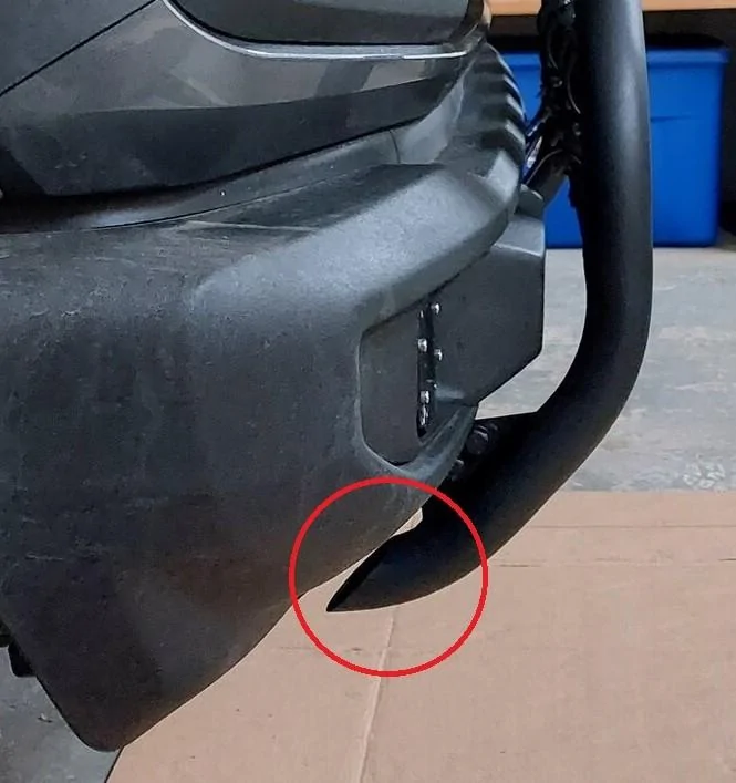 Ford Bronco Rough Country nudge bar installed 20220114_170032