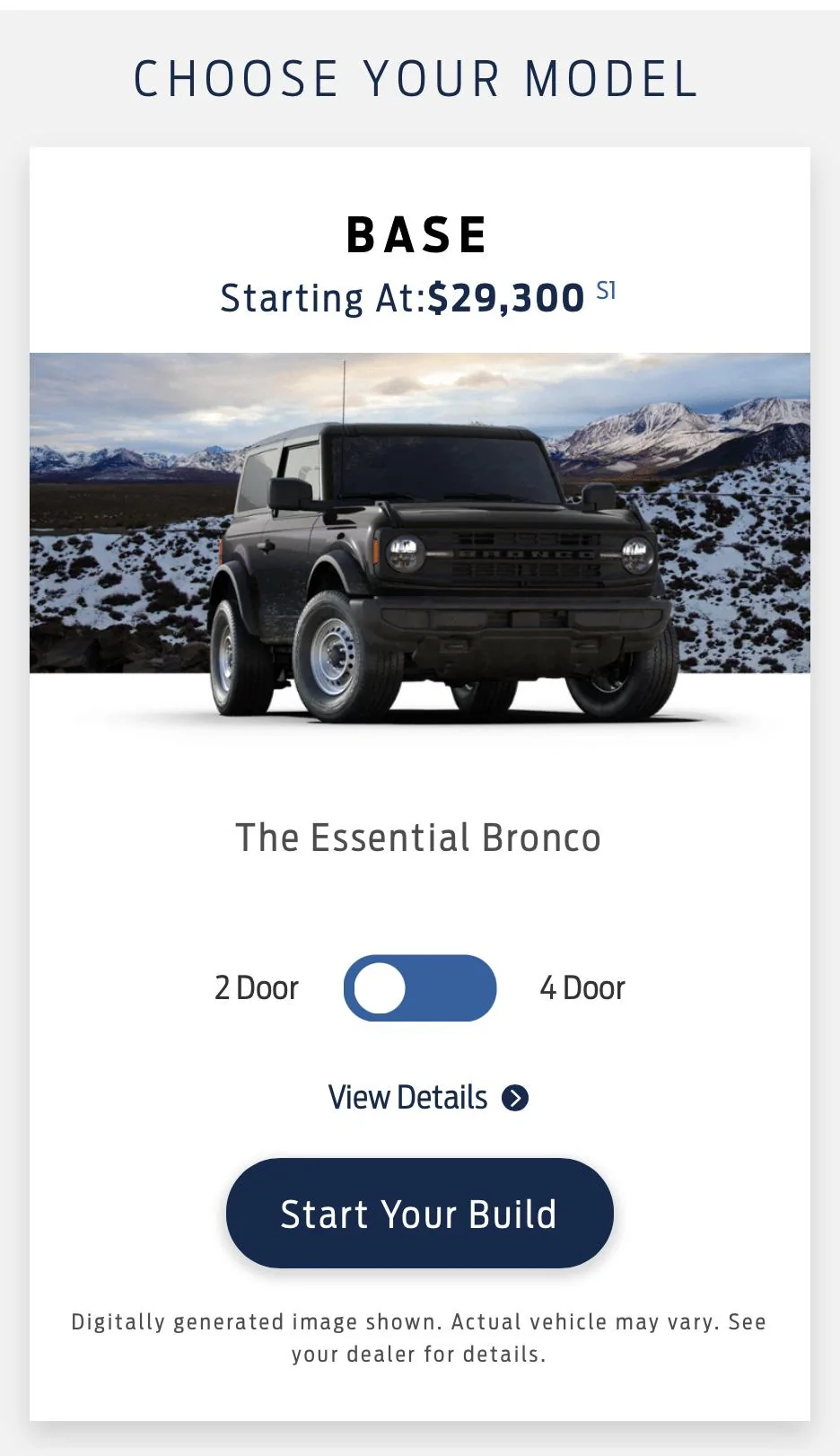 Ford Bronco Wildtrak not available on B&P tool? 5CAF265F-07D1-470B-824A-E62009E310E5