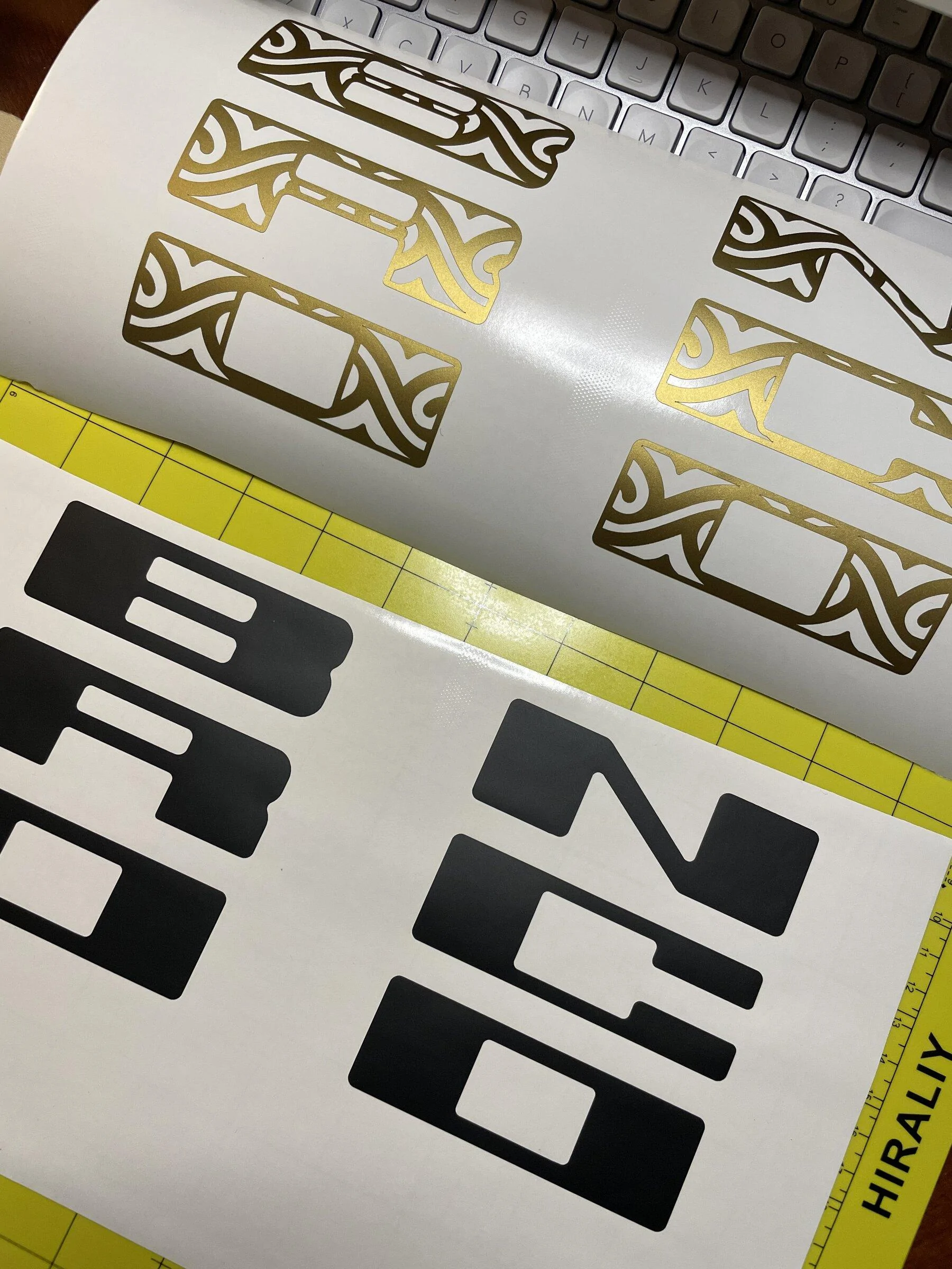 Ford Bronco Custom Bronco overlay decals installed. F3420907-DAB8-4AA2-B1B7-FBA0E5ECAABB