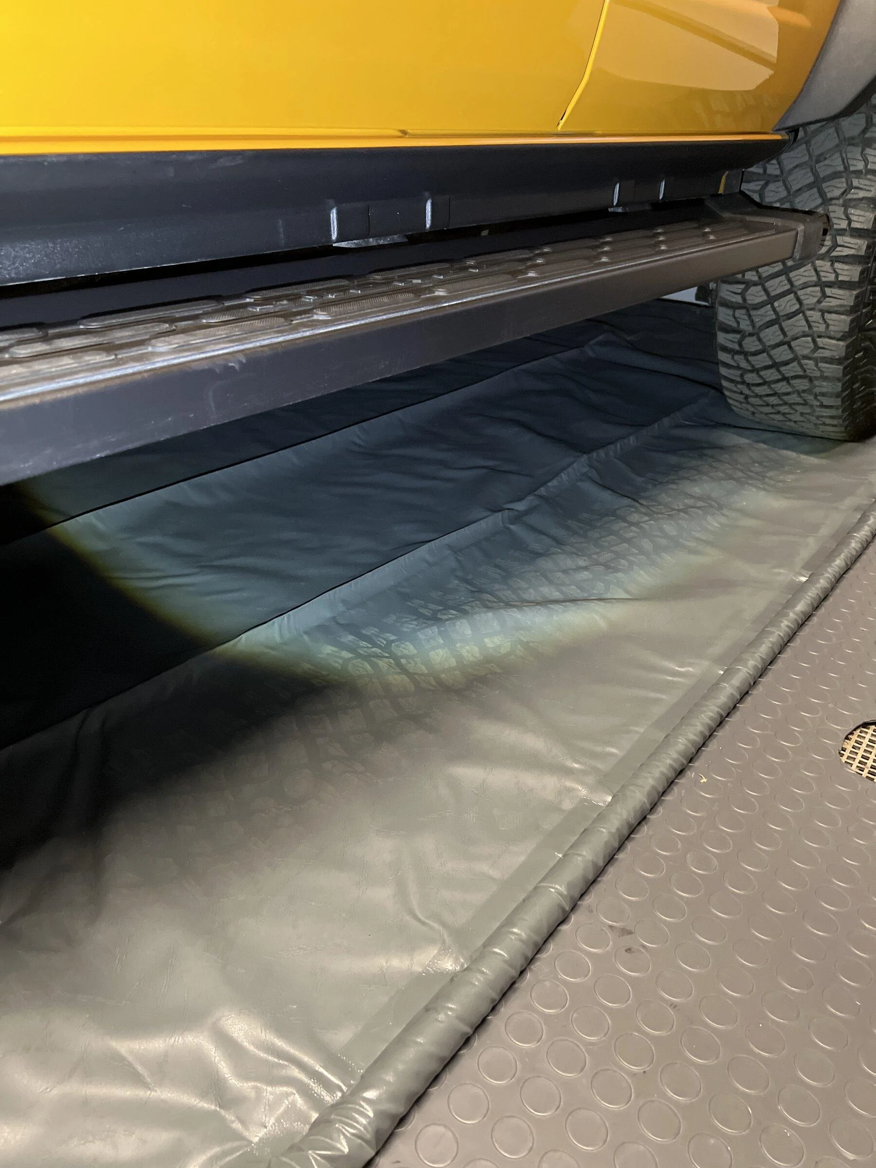 Ford Bronco Front Splash Guards/Mud Flap will NOT fit with Running Board imag