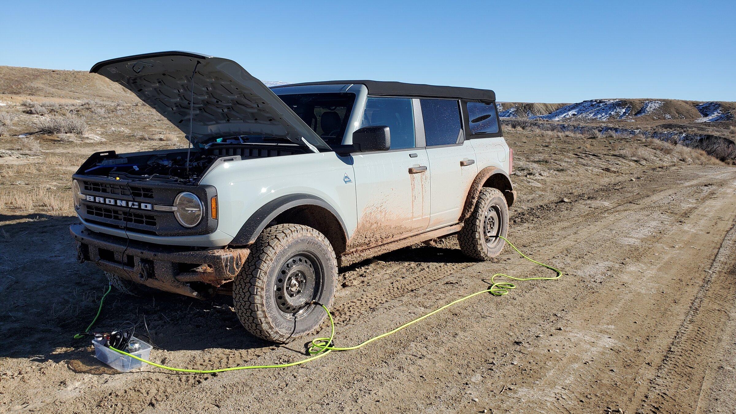 Ford Bronco What did you do TO / WITH your Bronco today? 👨🏻‍🔧🧰🚿🛠 20220115_140603