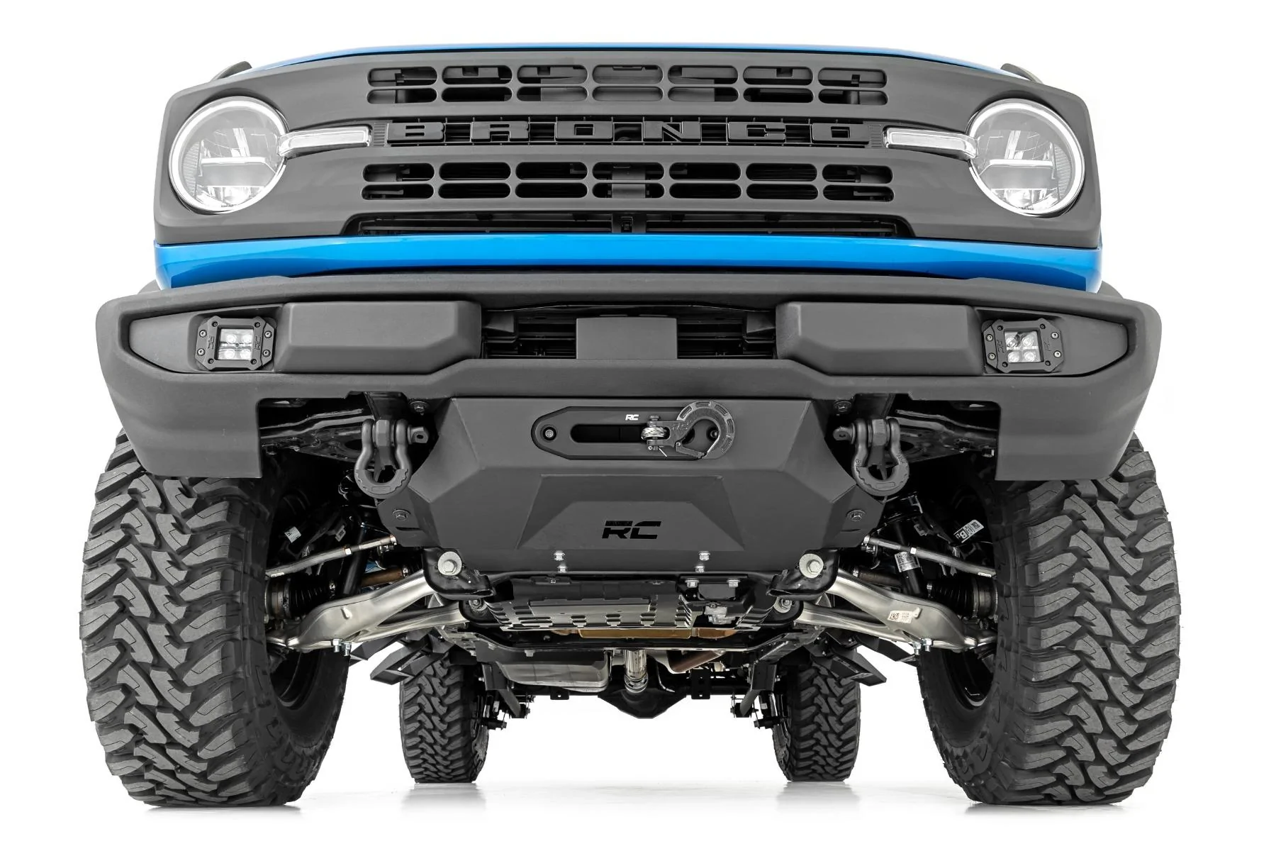 Ford Bronco Rough Country nudge bar installed img_7701