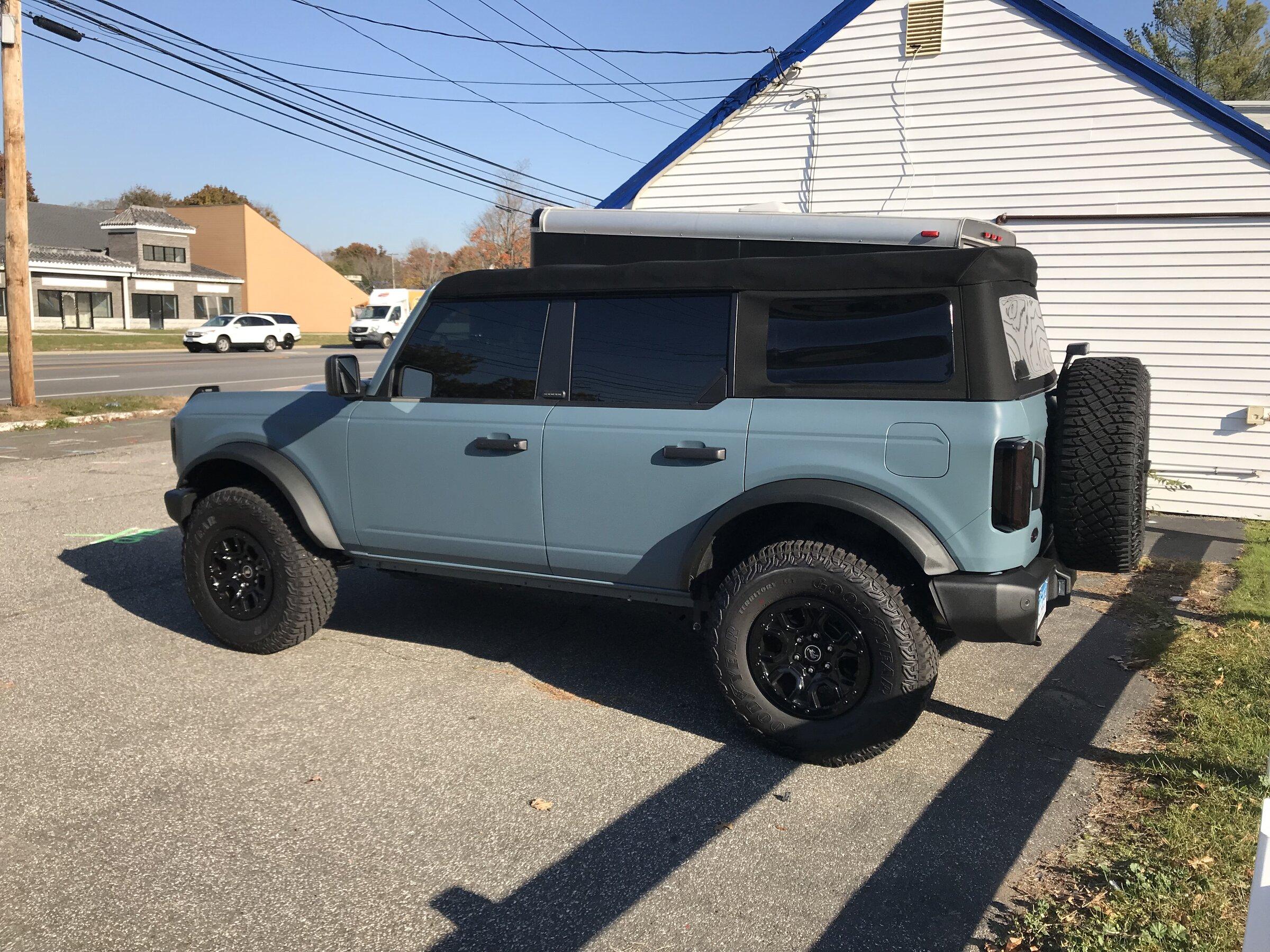 Ford Bronco Post your front side window tints B04763ED-BC11-4541-B0AF-DBA11F82C7DD