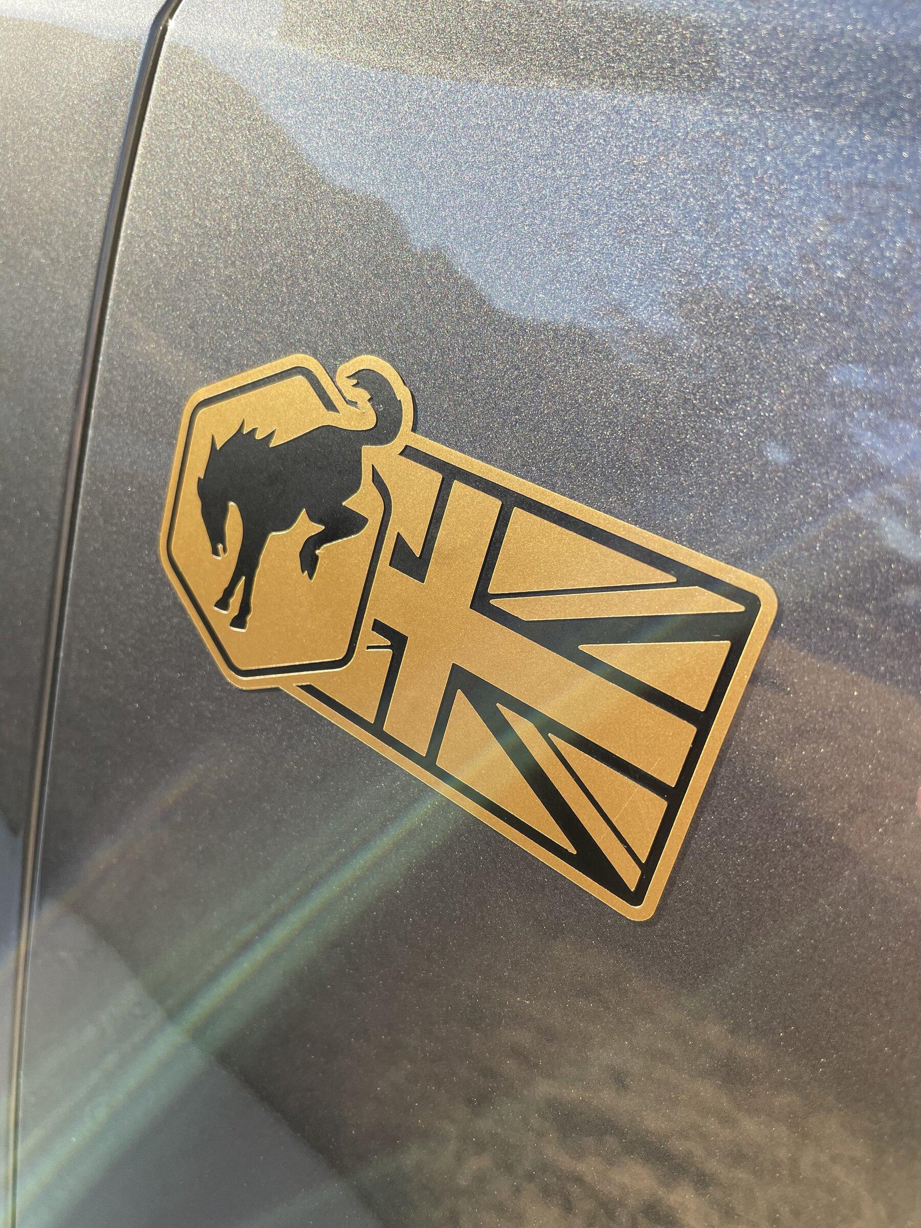 Ford Bronco Custom Bronco overlay decals installed. 5EE7E112-437F-4A8B-944F-F921ECA3C1D8