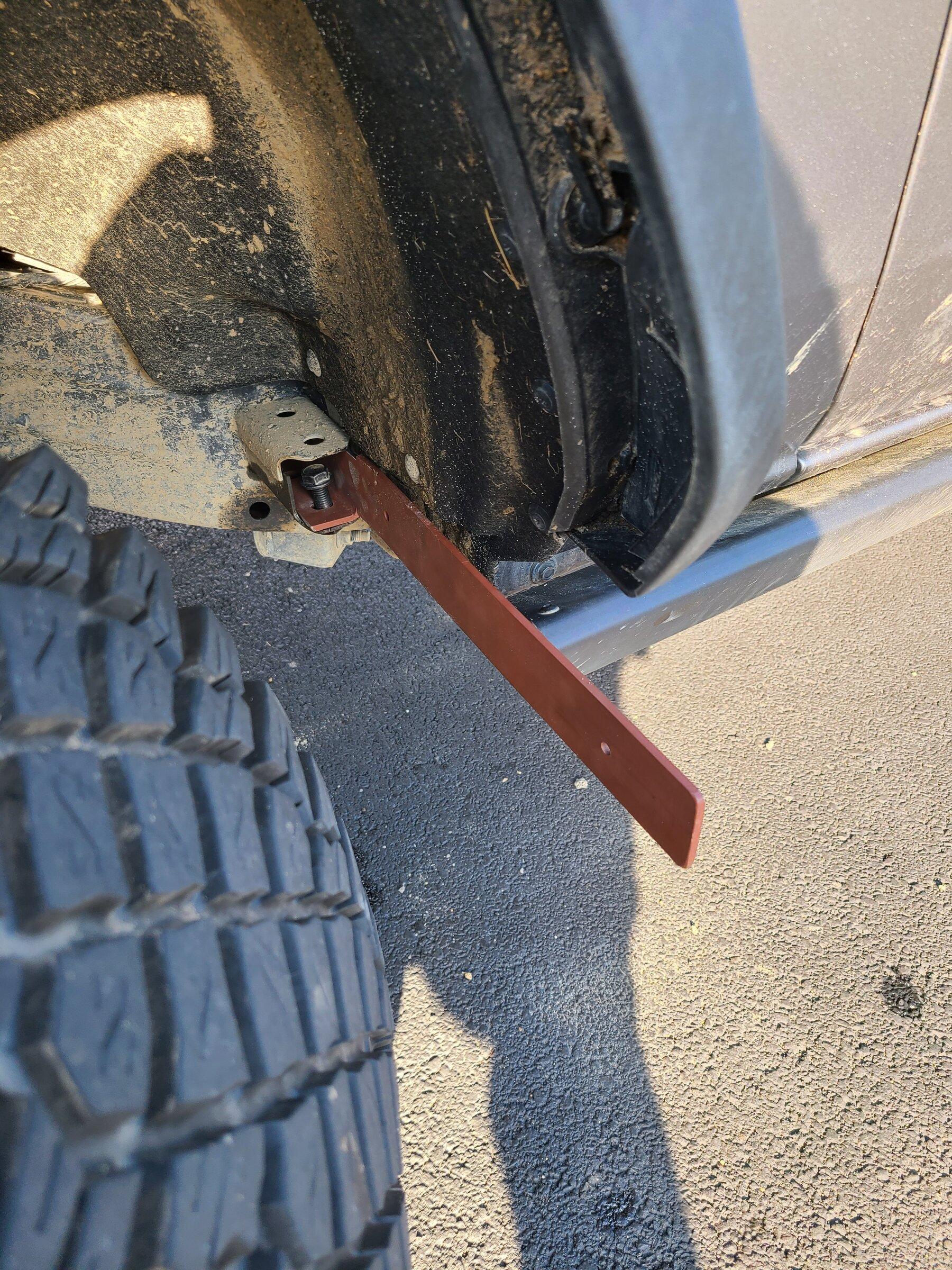 Ford Bronco Sasquatch mud flaps 2/14 update 20211226_123156