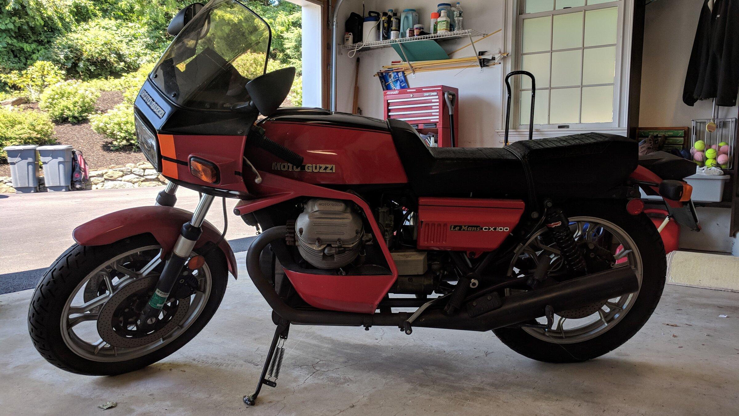 Ford Bronco Anyone Ride a Motorcycle? Guzzi