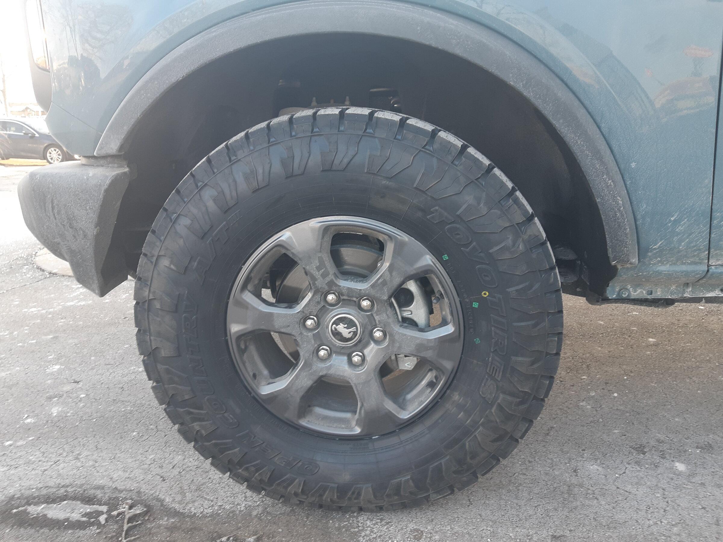 Ford Bronco 34's on BigBend stock wheels 20220115_090730