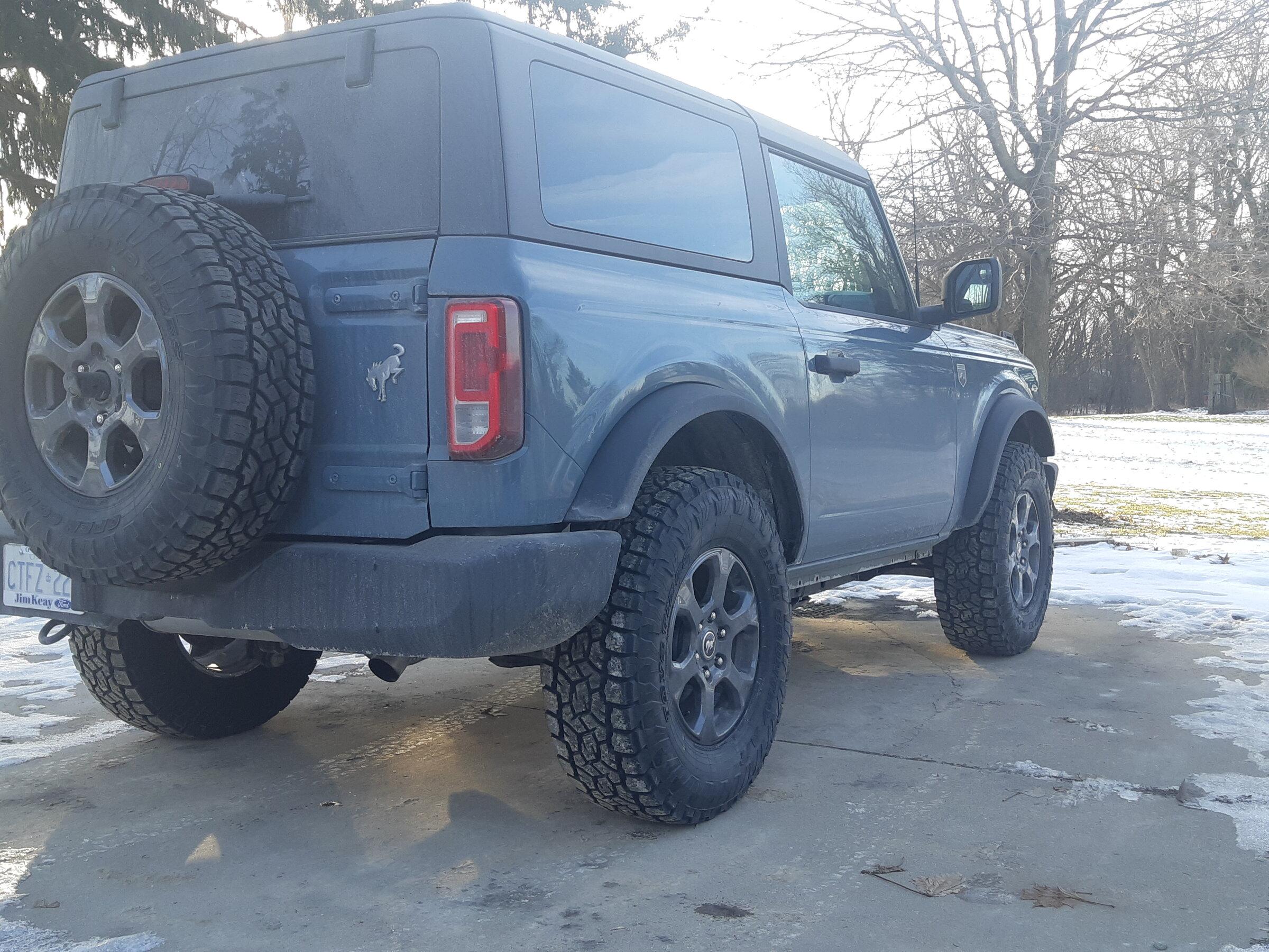 Ford Bronco 34's on BigBend stock wheels 20220115_092446