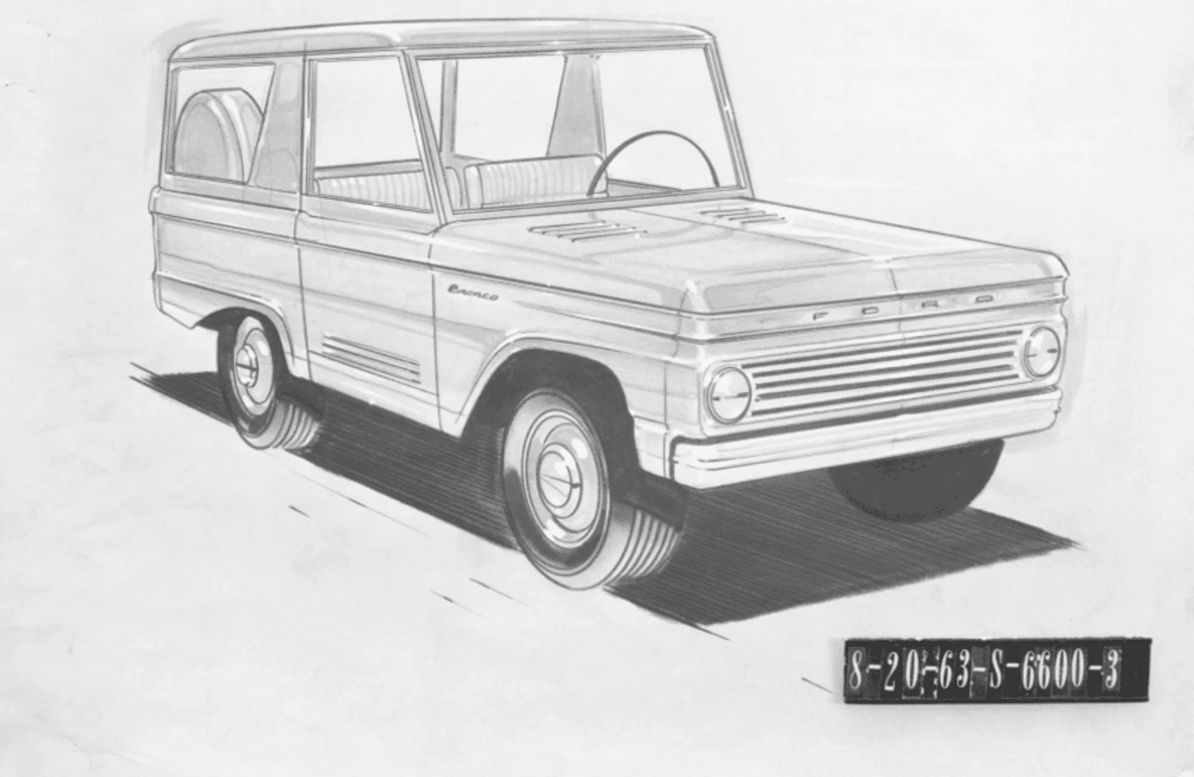 Ford Bronco The Jackie Robinson of automotive design who helped shape the Bronco forever Best drawing