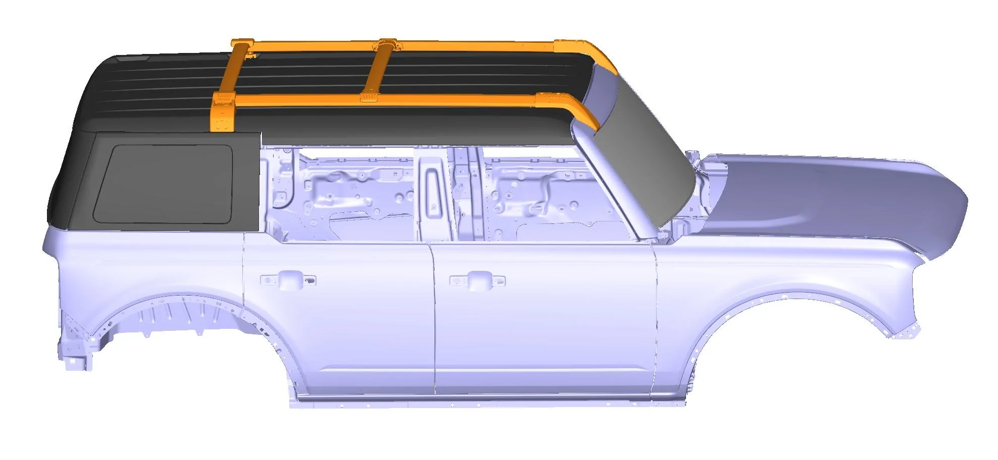 Ford Bronco ADV Fiberglass - Bronco Hardtop Teaser - Part 3 BH Racks 4