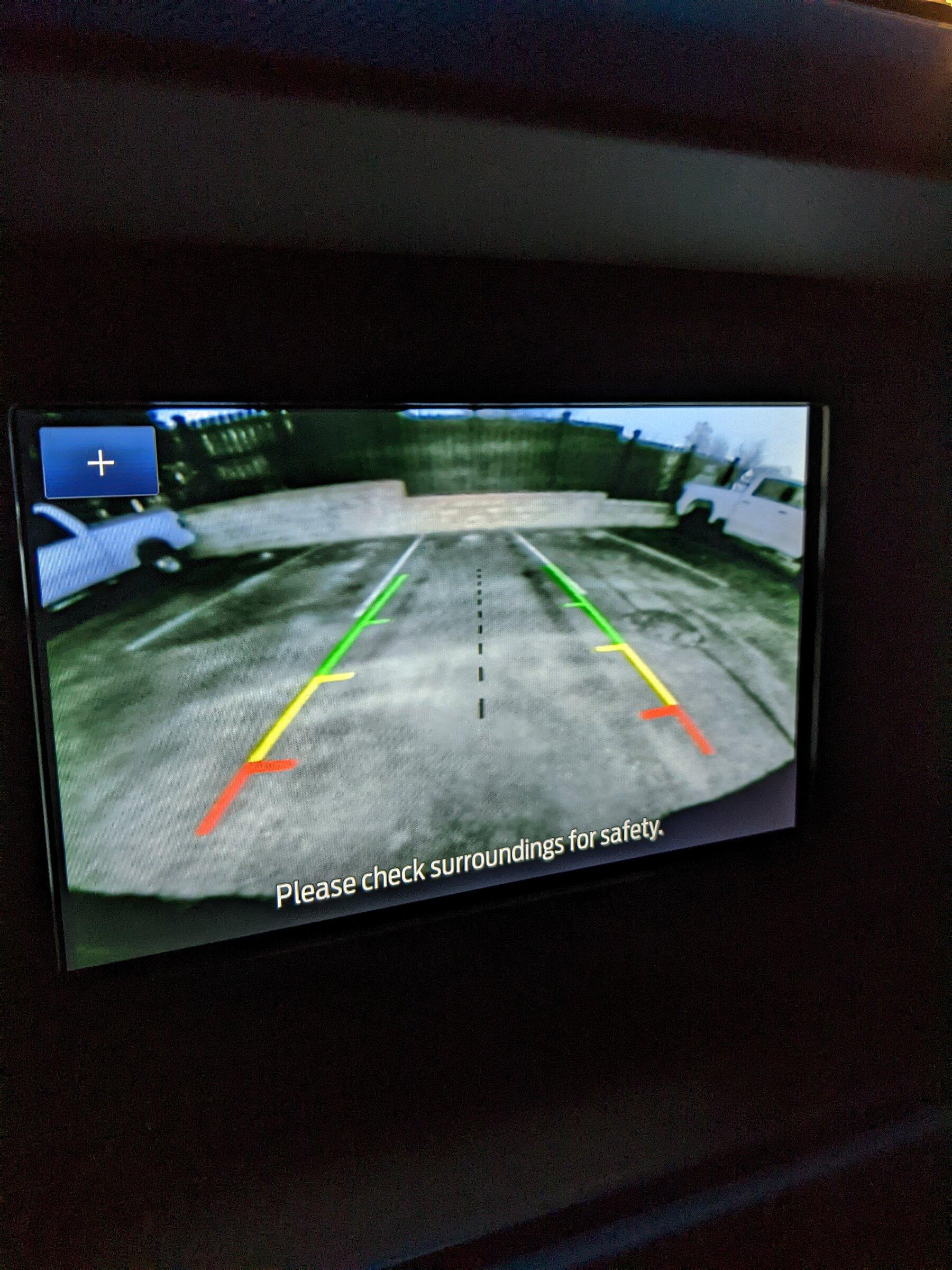 Ford Bronco Backup camera image quality PXL_20220118_123418858