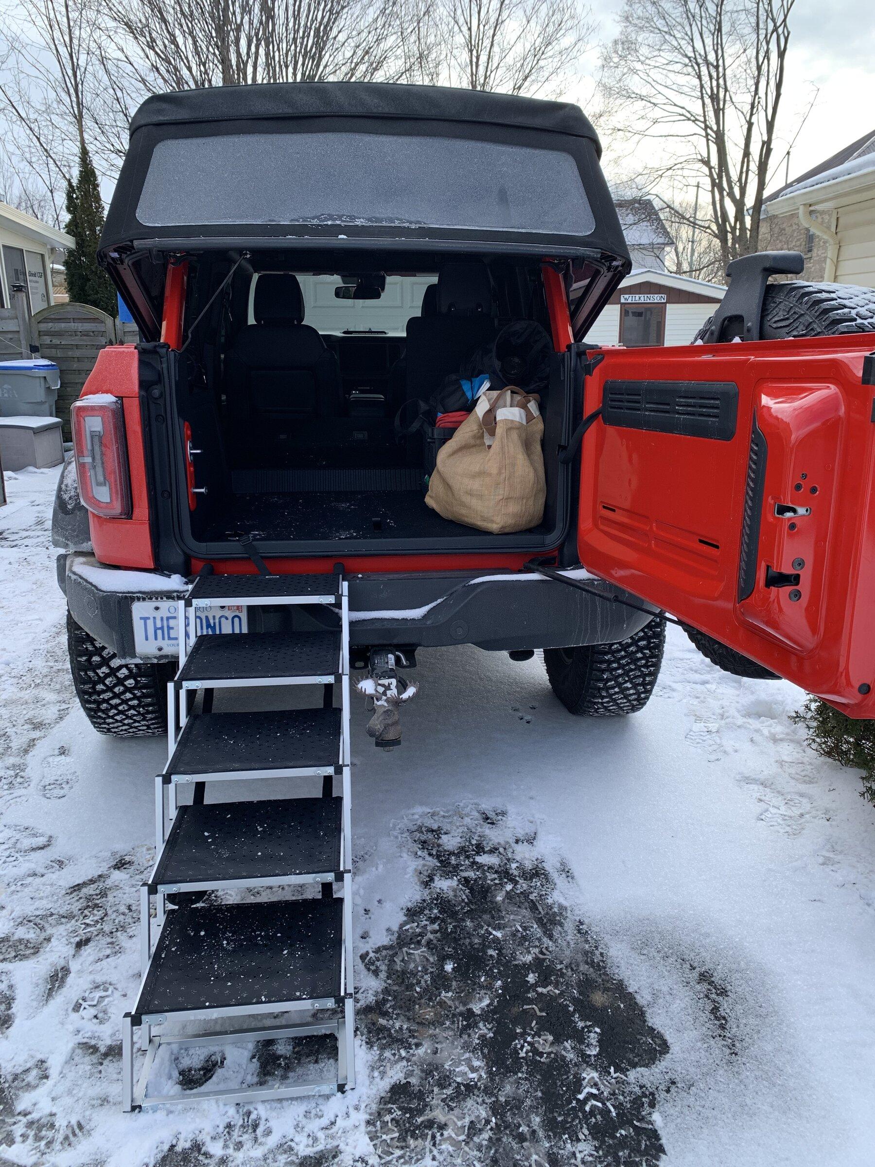 Ford Bronco Best Bronco accessory for loading the dog? F188E77E-23DC-46A2-89E7-6DDFD96AC690