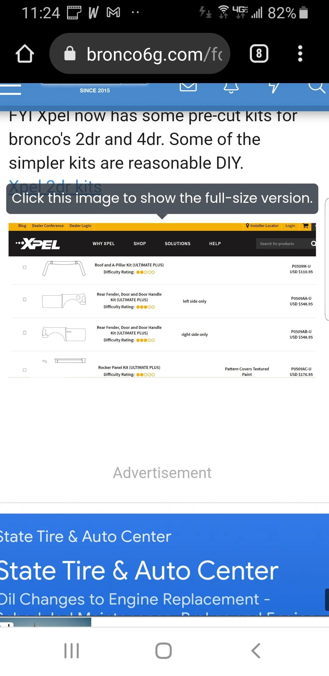 Ford Bronco Suggestions on DIY Self PPF Screenshot_20211220-112437_Chrom