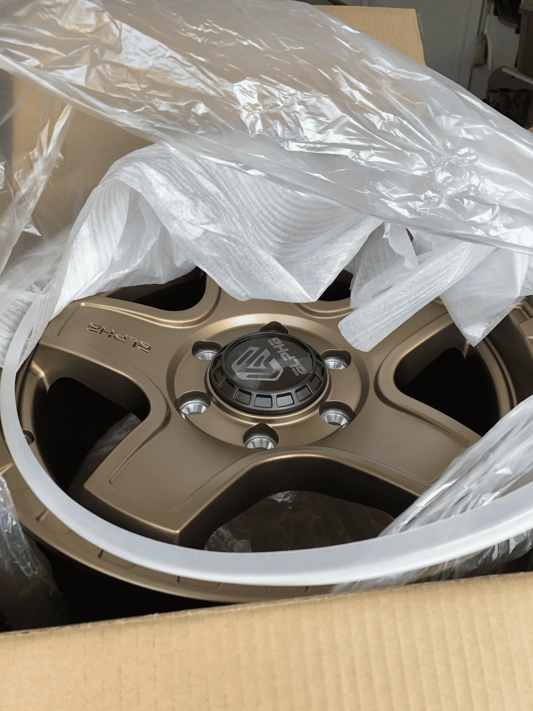 Ford Bronco (5) NEW Alpha Equipt Echo Bronze 17x8.5" +35 Offset 1642604509179