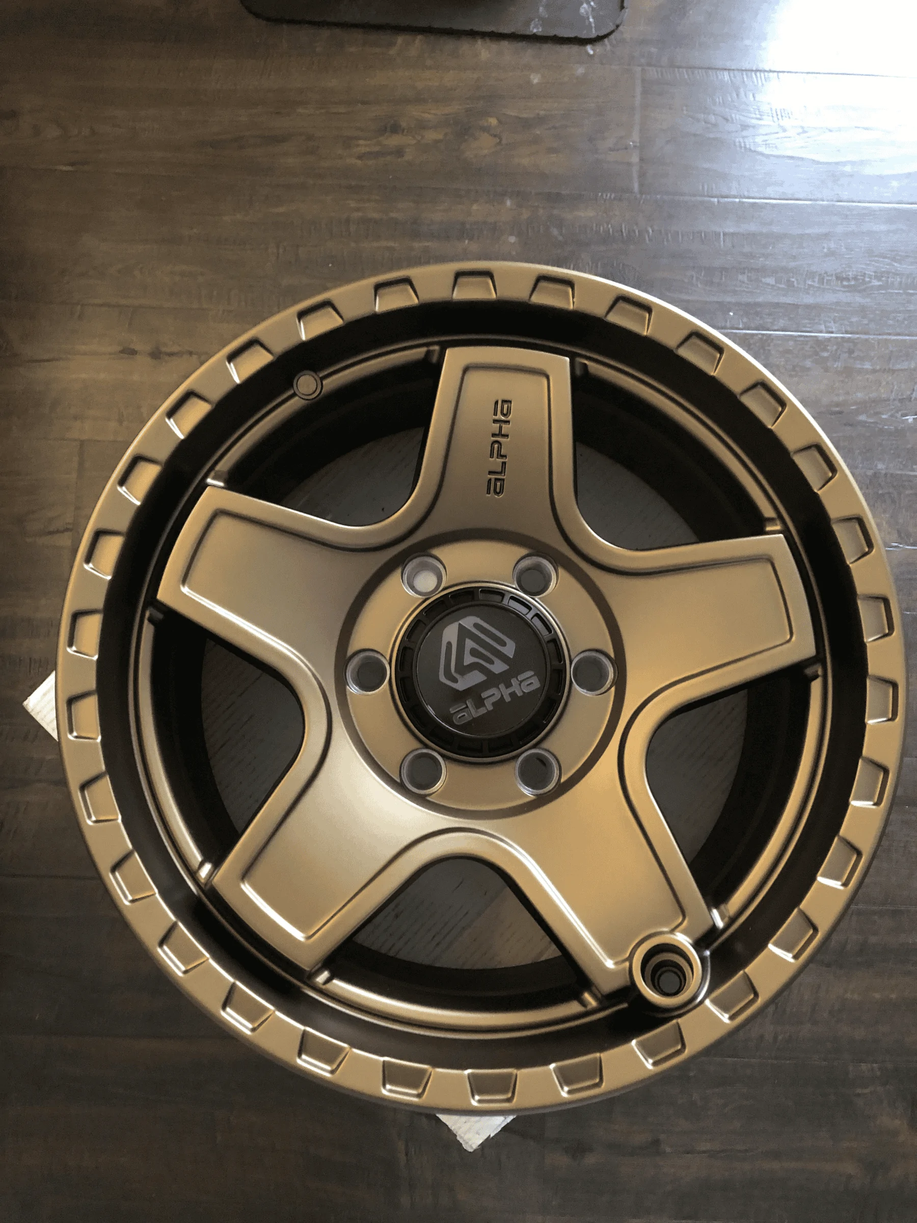 Ford Bronco (5) NEW Alpha Equipt Echo Bronze 17x8.5" +35 Offset 1642604580063