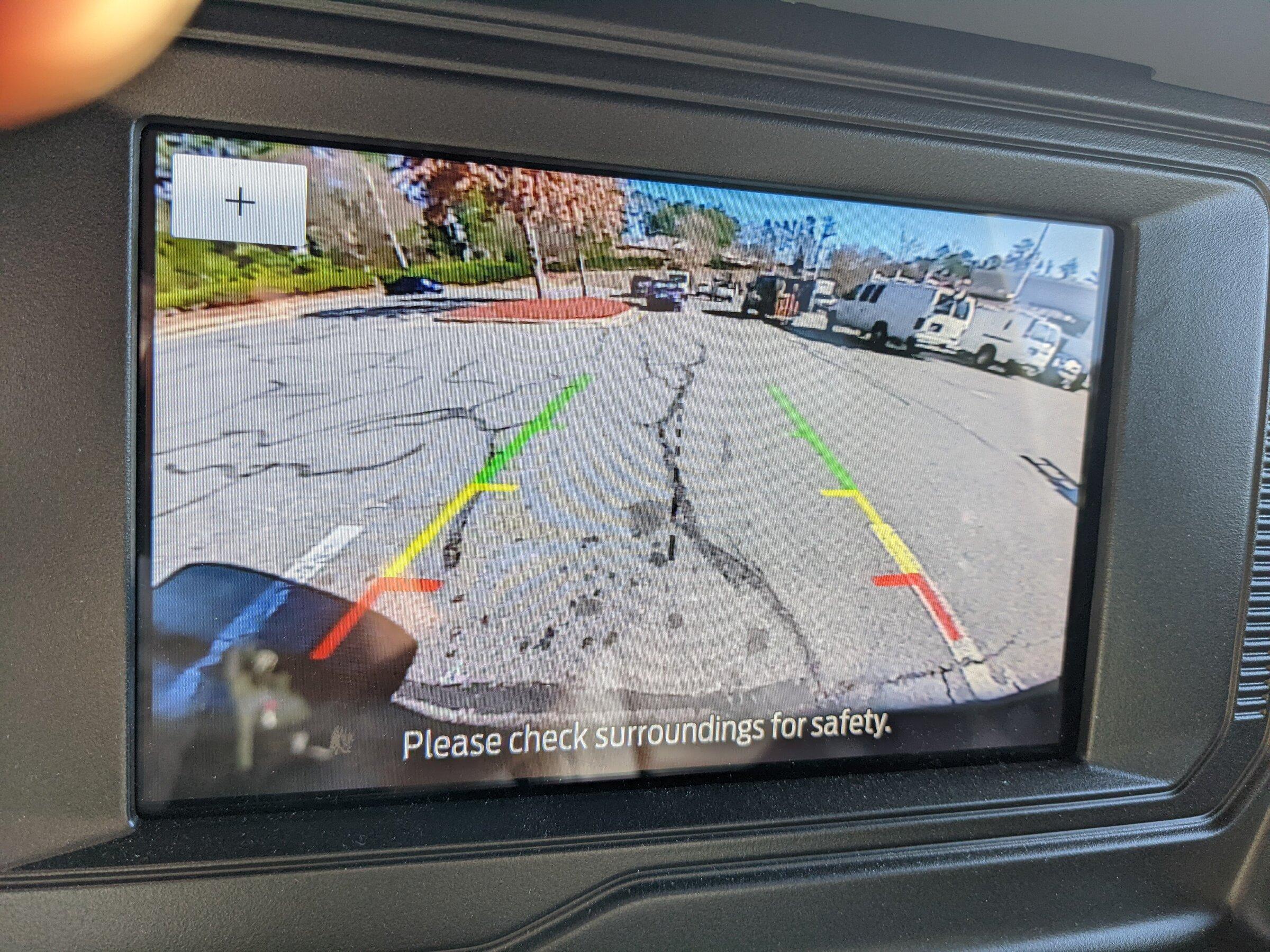 Ford Bronco Backup camera image quality PXL_20220119_160803776
