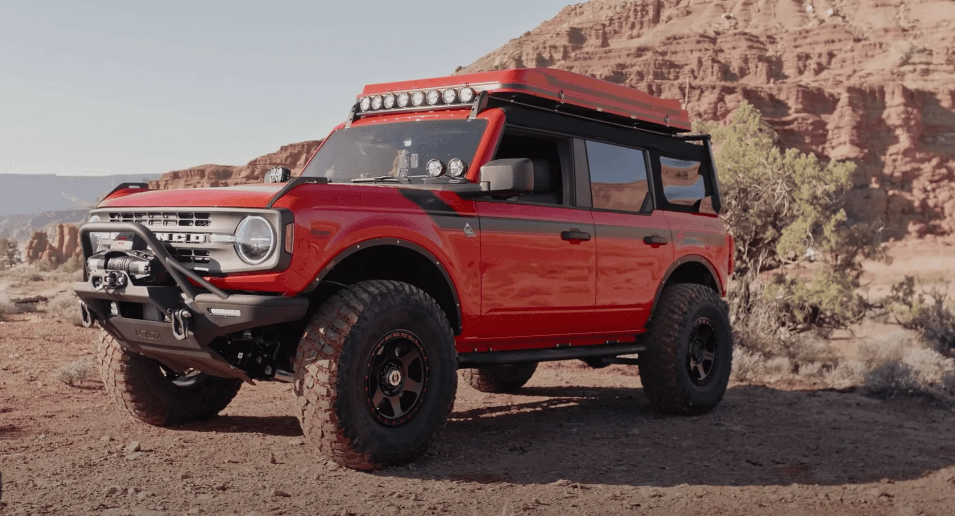 Ford Bronco Soft Top with Roof Rack! 1642618918621
