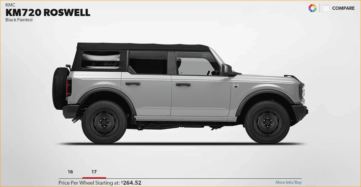 Ford Bronco Anyone here with KMC KM720 Roswell? 1642620165027