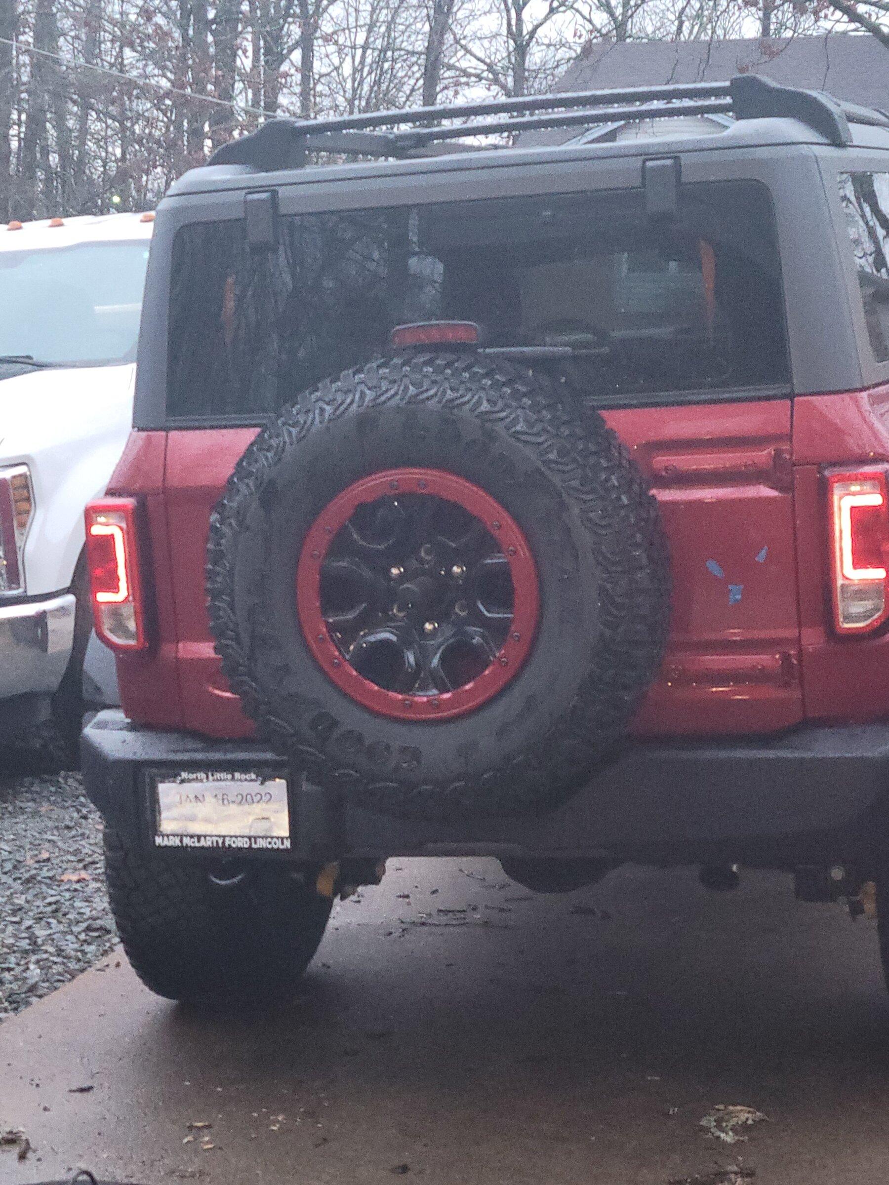 Ford Bronco Rapid Red Base Sasquatch 20220119_170836