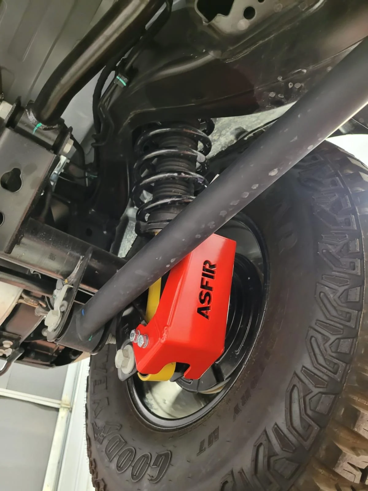 Ford Bronco New drop! Rear shocks armor skid plate cover by ASFIR WhatsApp Image 2022-01-20 at 1.39.26 PM