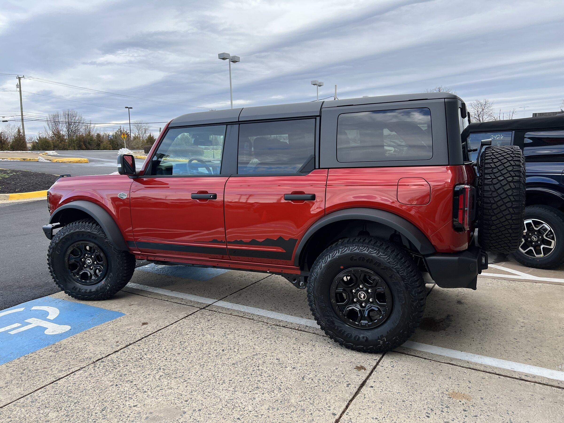 Ford Bronco Wow my Hot Pepper Red Bronco came in a week early 😎 D8E9B1A3-03FA-46B3-9A75-EC1DE82A5D10