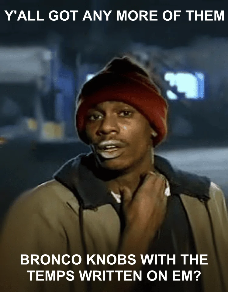 Ford Bronco 2022 Broncos No Longer Have Temperature Setting Displayed on Control Knobs Screenshot 2022-01-21 101632
