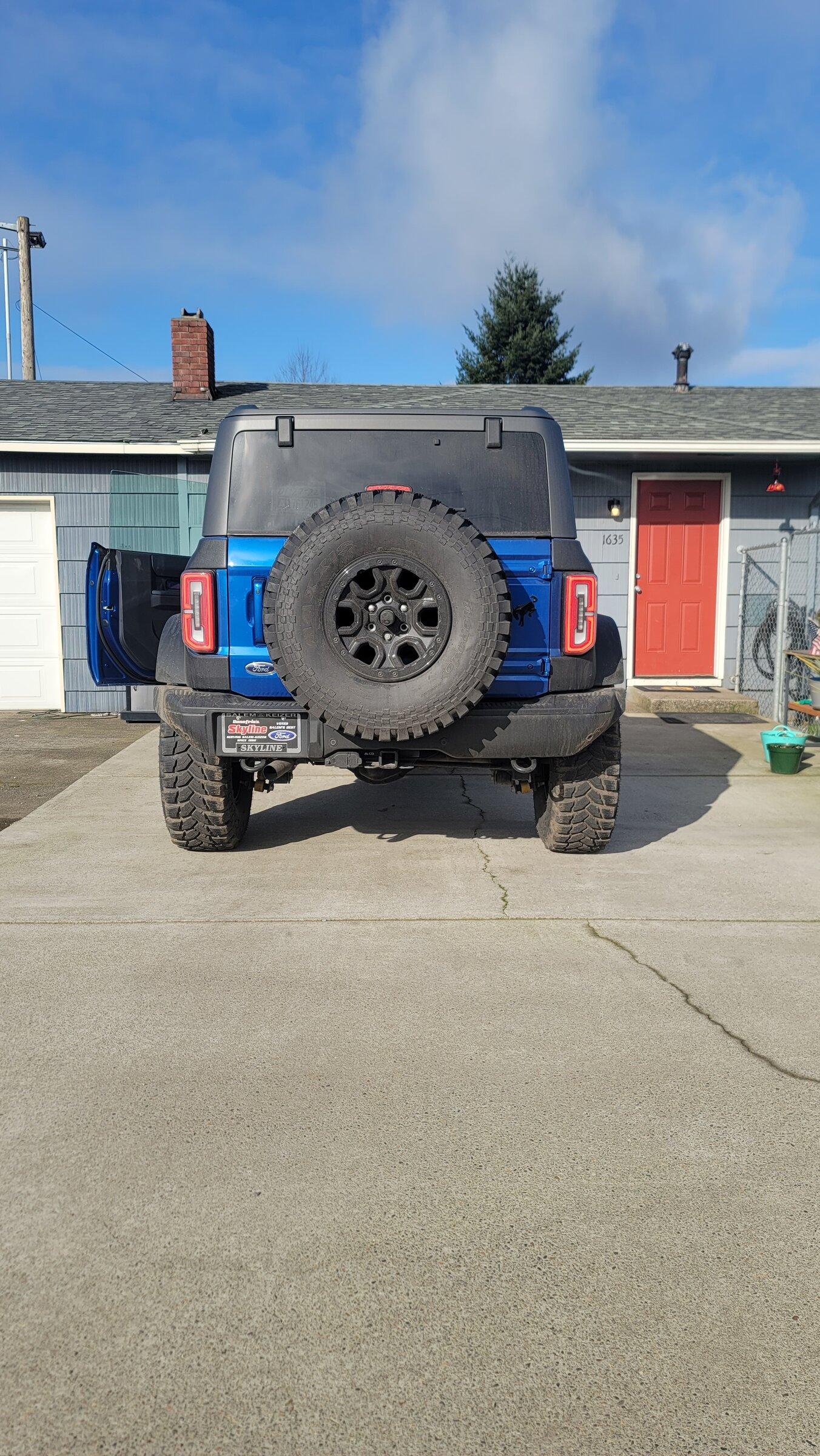 Ford Bronco 37" Spare Tire Fitment *Update* 20220121_124105