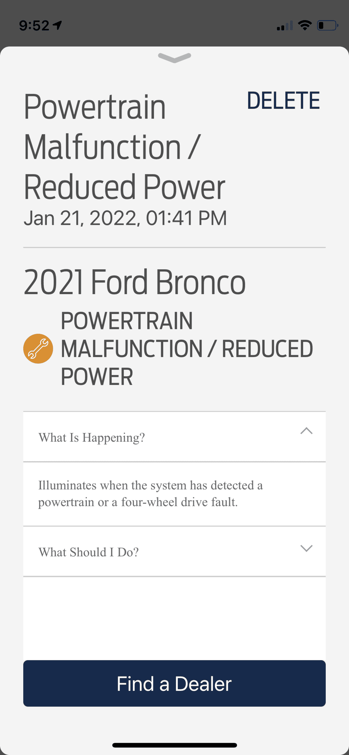 Ford Bronco 4x4 malfunction 315D3988-6C9B-47BF-949C-7C66F43F2D73