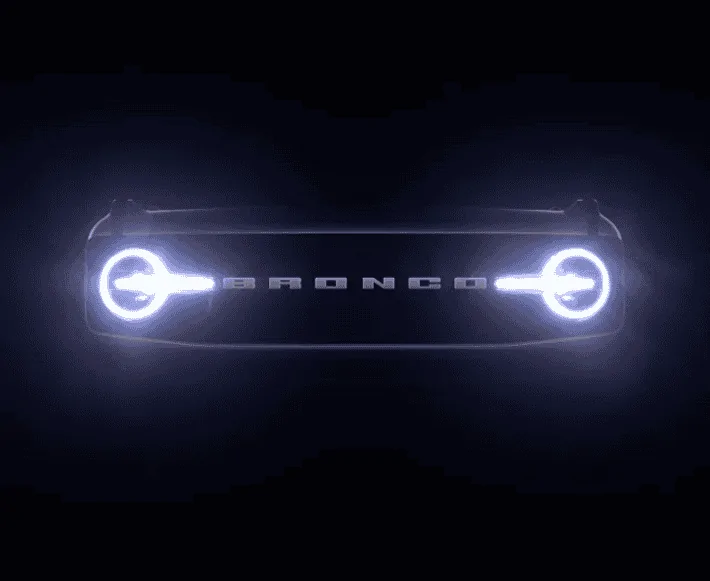 Ford Bronco GRILL Letter Lighting "BRONCO" EF18349E-7CBC-40B4-99A6-829BA9E751EC