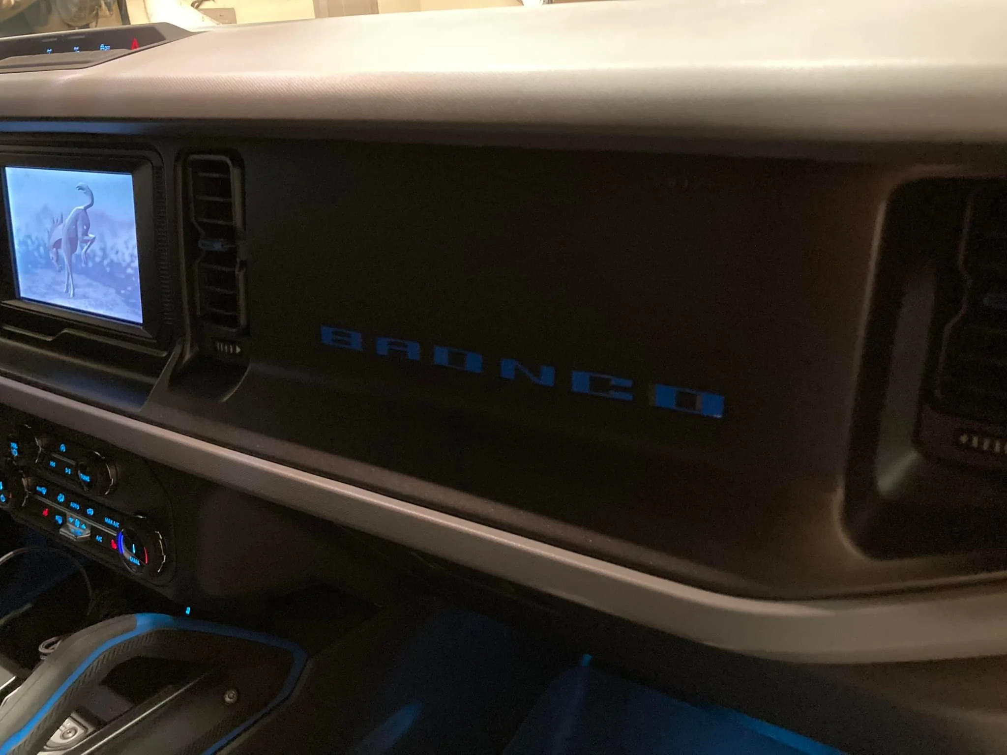Ford Bronco Hello From StickerFab! dash sticker