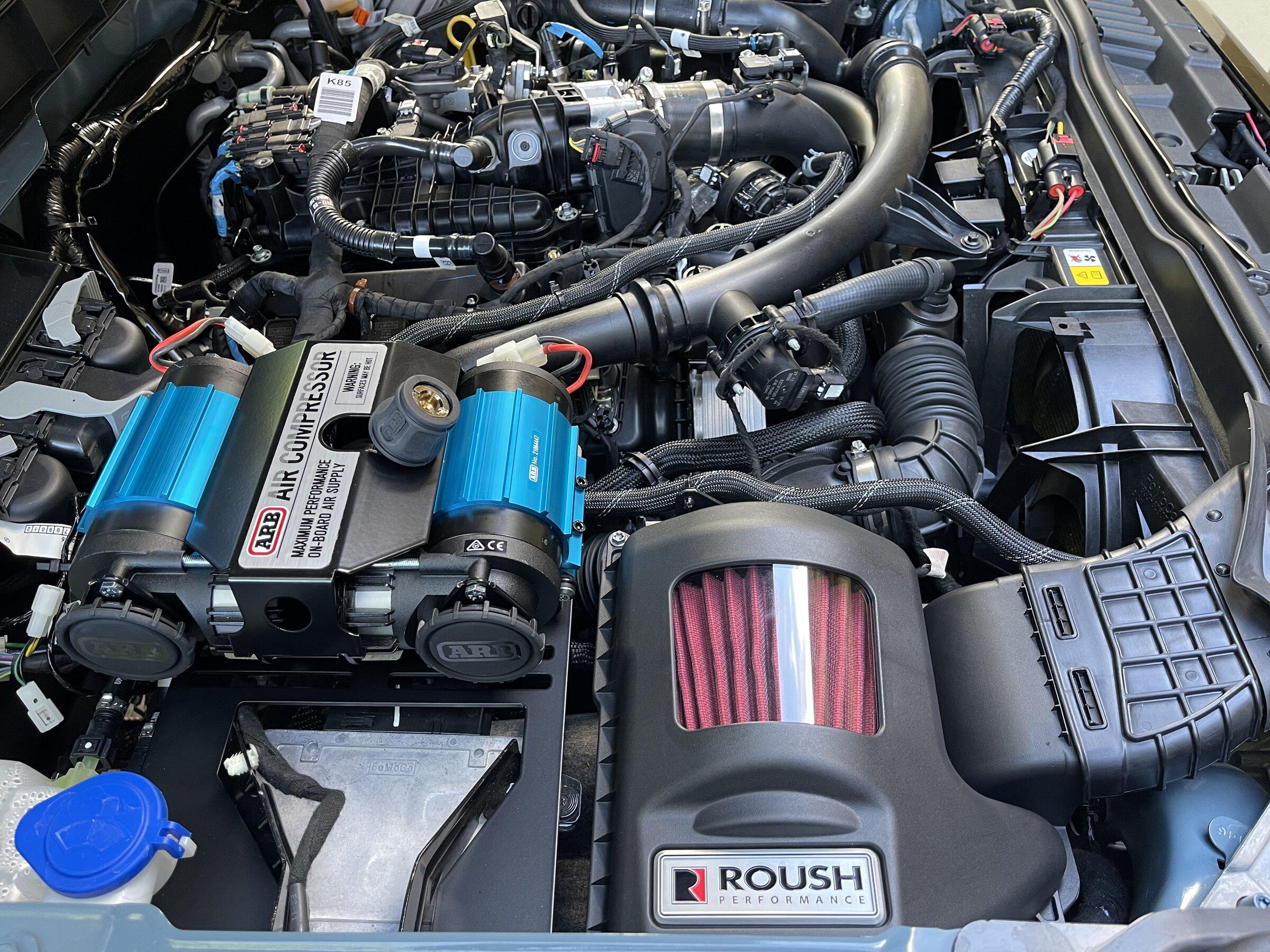 Ford Bronco Roush Cold-Air Intake & ARB Air Compressor Installed C9E890A1-694E-4A03-BE4E-D176CED39E2E