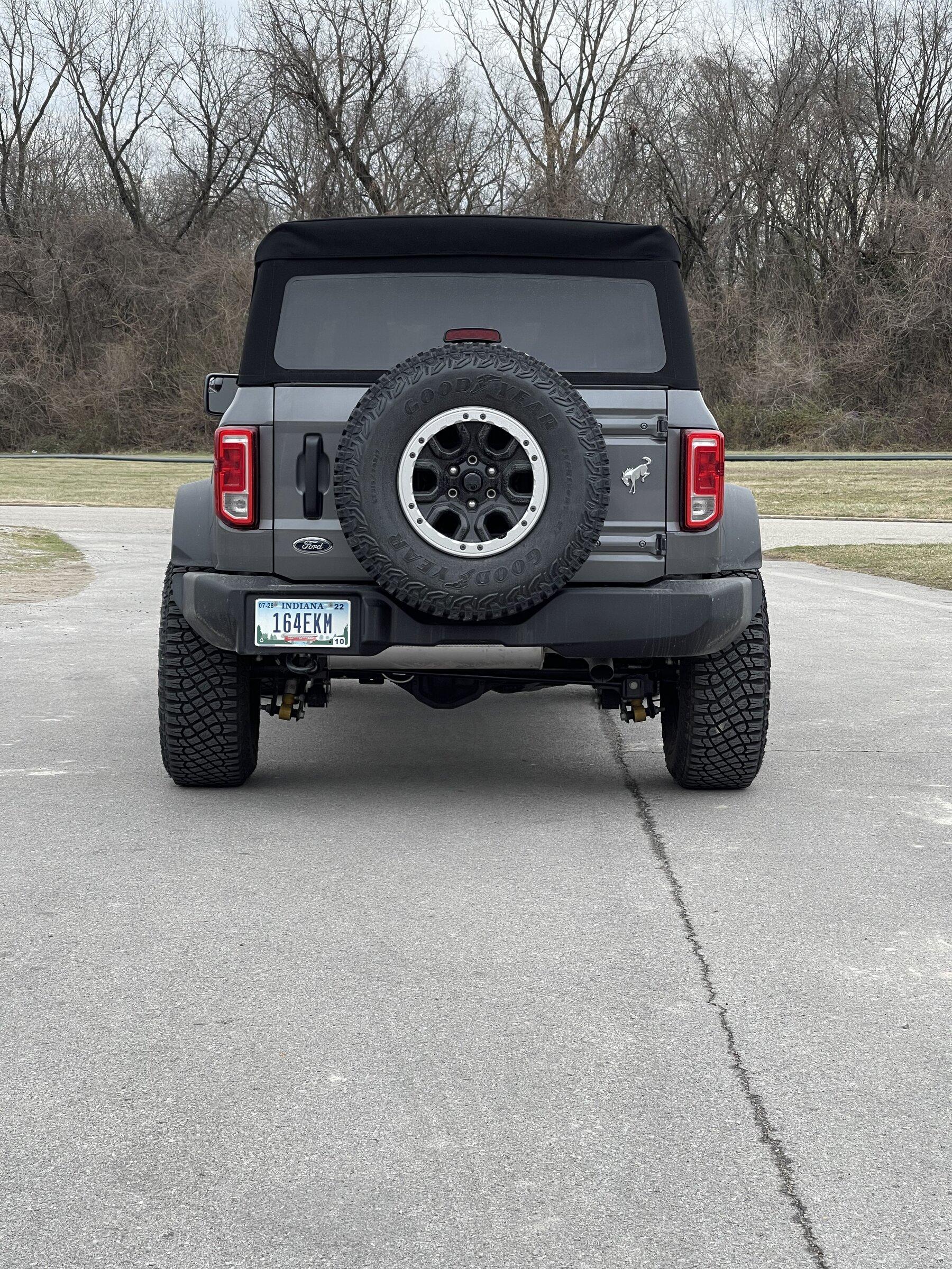 Ford Bronco 1.5” wheel spacers with Sasquatch installed F1DE3844-9911-4297-A367-4C00009C98A5