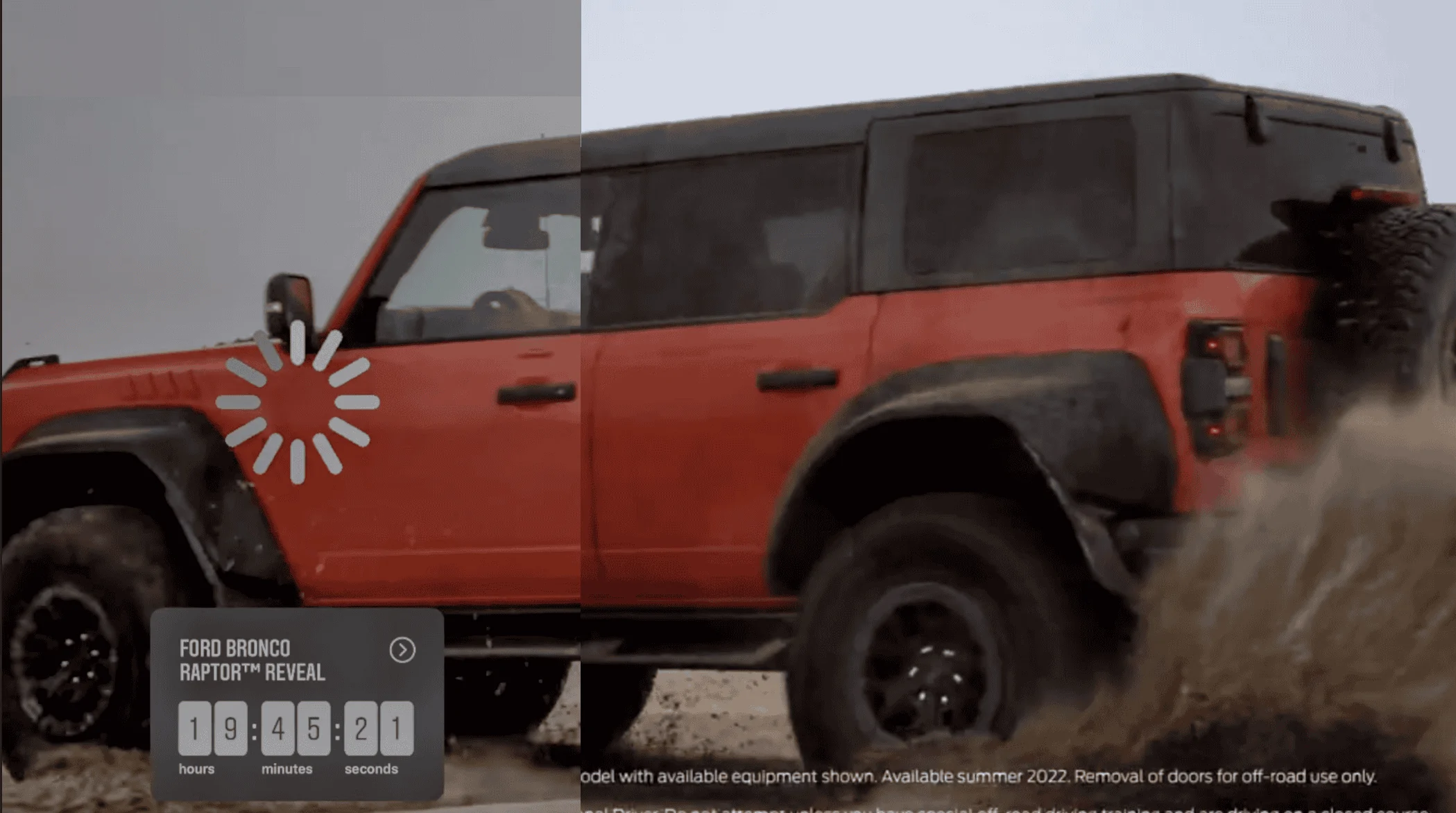 Ford Bronco Bronco Raptor Fender Flares Revealed (From Teaser Video) Screen Shot 2022-01-23 at 6.12.24 PM
