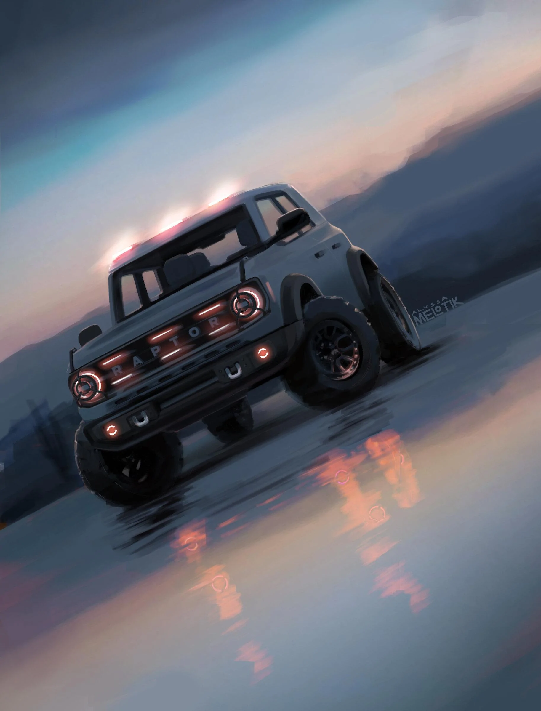 Ford Bronco 🦖 2022 Bronco Raptor Official Reveal! Specs | Info | Wallpaper | Photos | Videos Ford Bronco Raptor_design_01