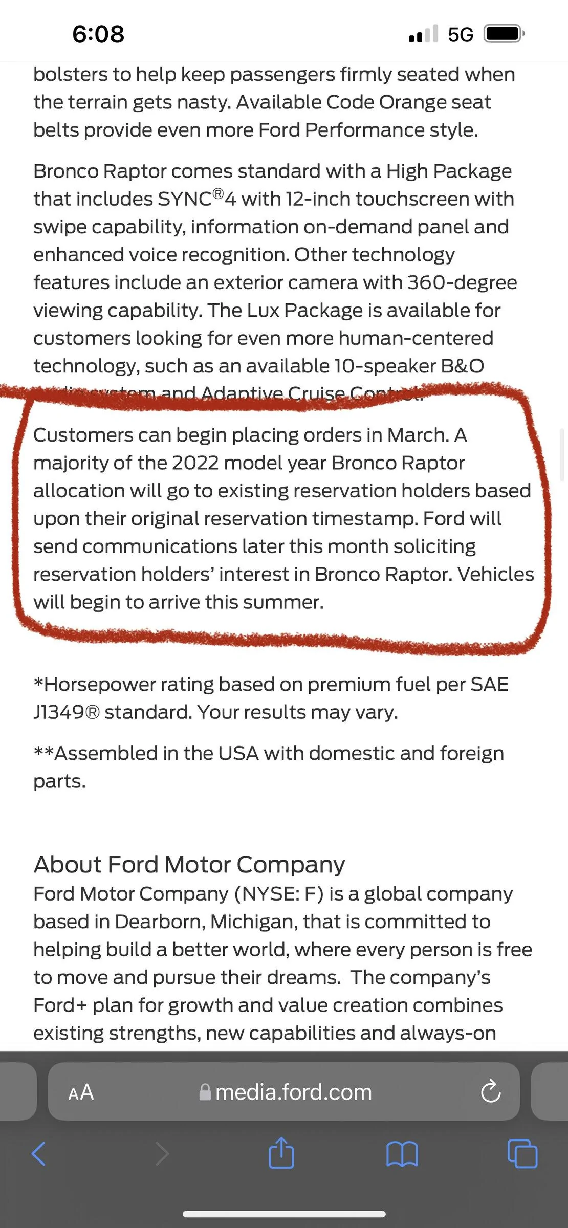 Ford Bronco 🦖 2022 Bronco Raptor Official Reveal! Specs | Info | Wallpaper | Photos | Videos 994BAFCA-49CC-495E-A644-8CAE15BF593D