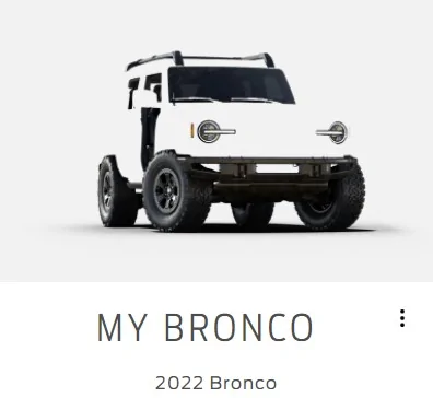 Ford Bronco 🛠 1/3/22 Build Week Group ghost