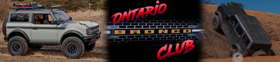 Ford Bronco Ontario Bronco Club ontario bronco club banner