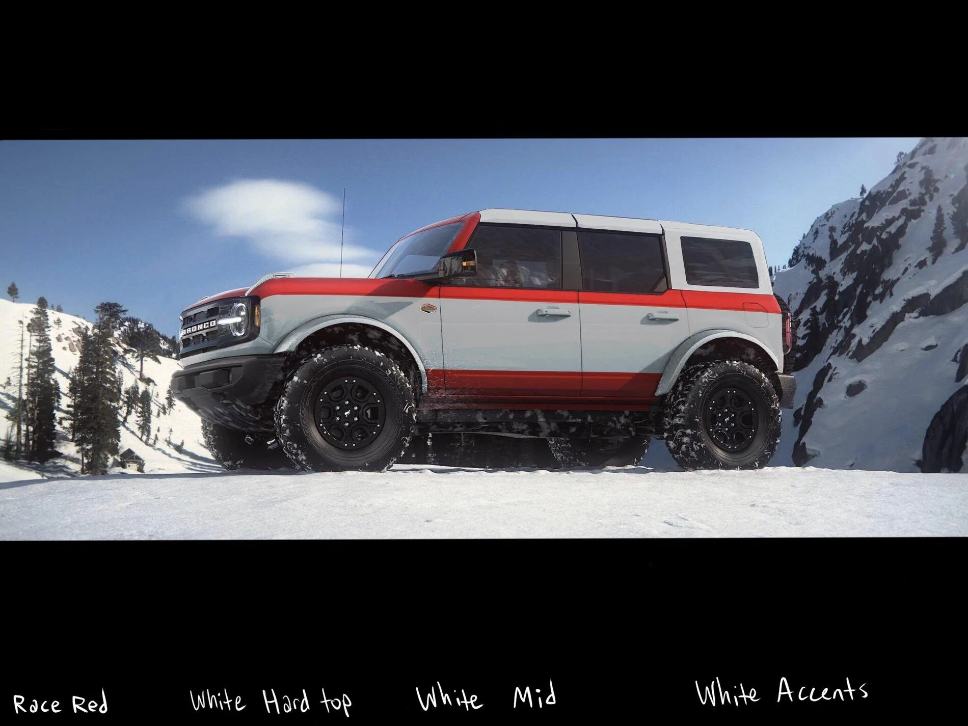 Ford Bronco Some custom graphics and color combos. B3C7CE4B-223E-4DDD-AFD5-0970637B392C
